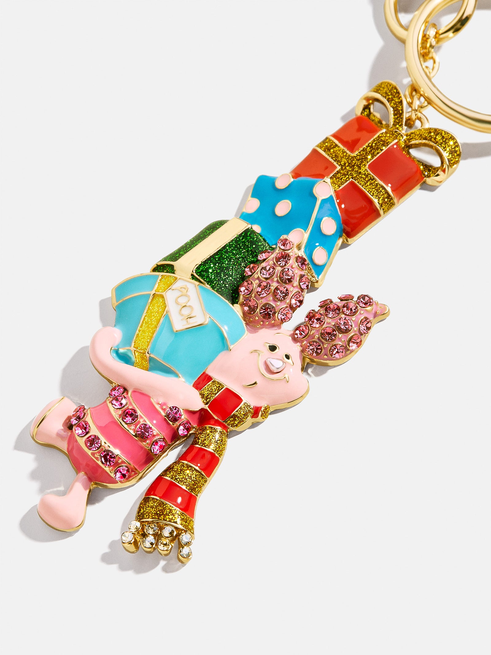 Disney Piglet Holiday 2D Bag Charm - Premium Holiday Accessory