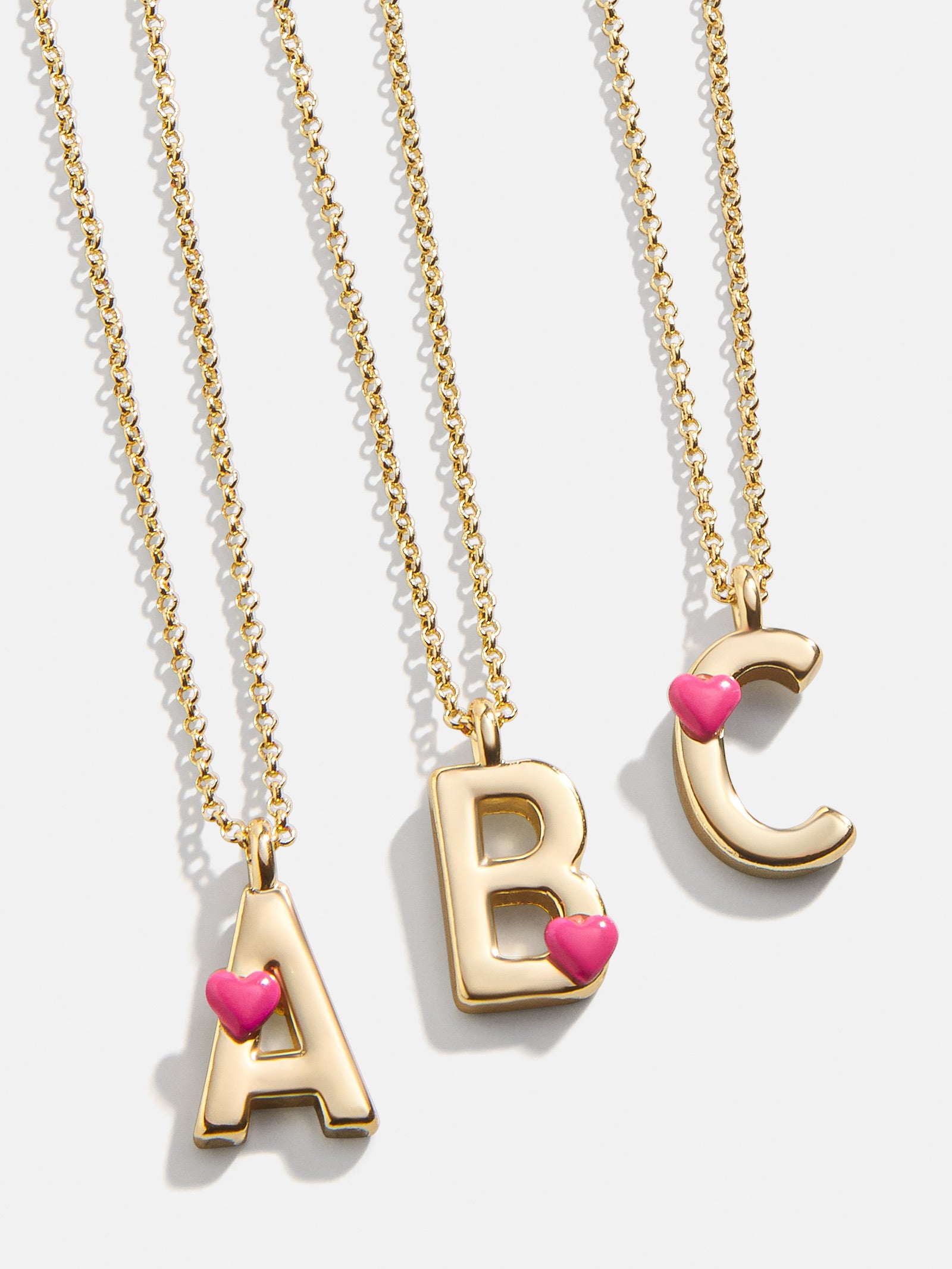 Premium Kids' Heart Initial Necklace - Personalized Gold Jewelry