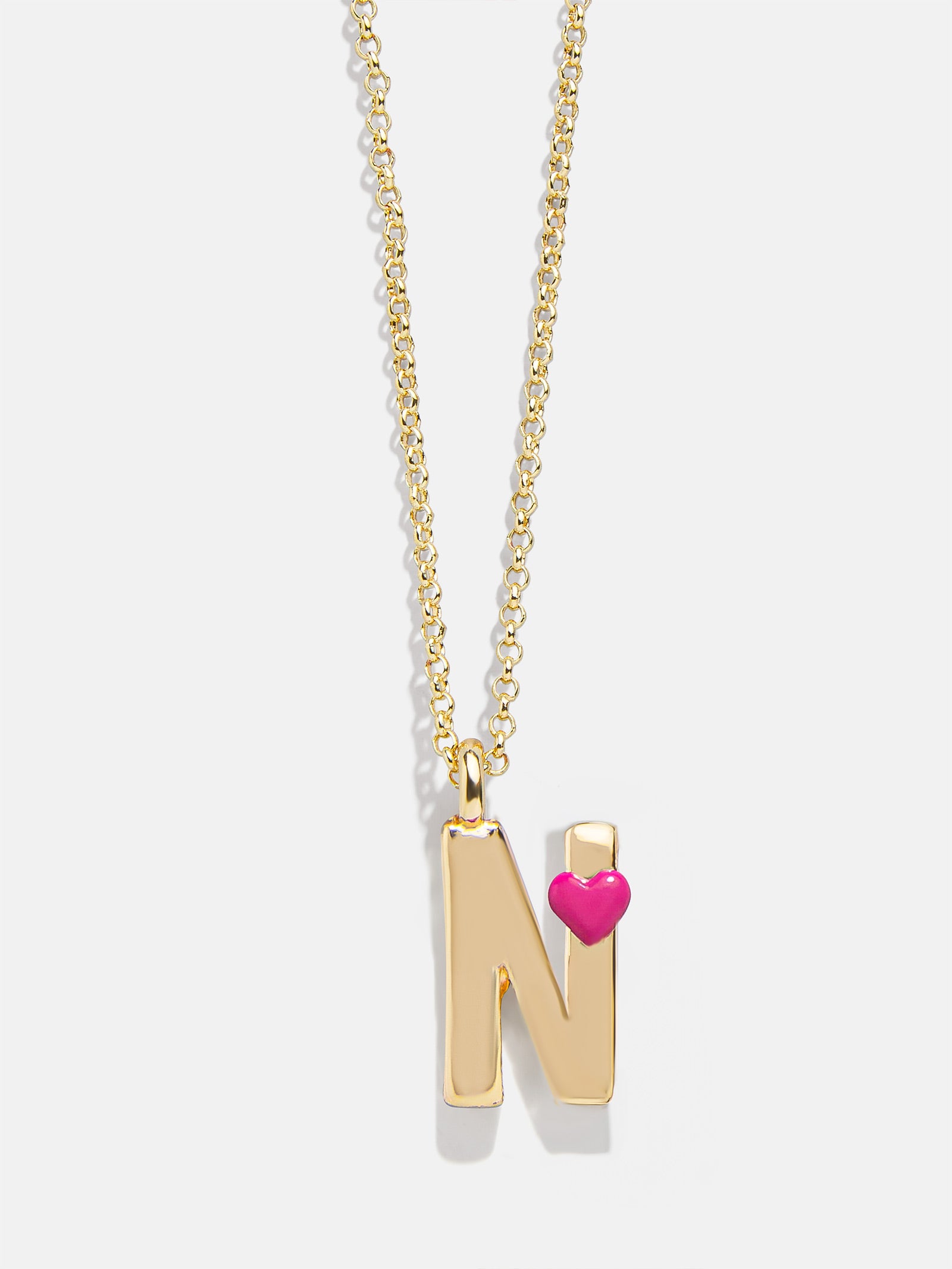 Premium Kids' Heart Initial Necklace - Personalized Gold Jewelry