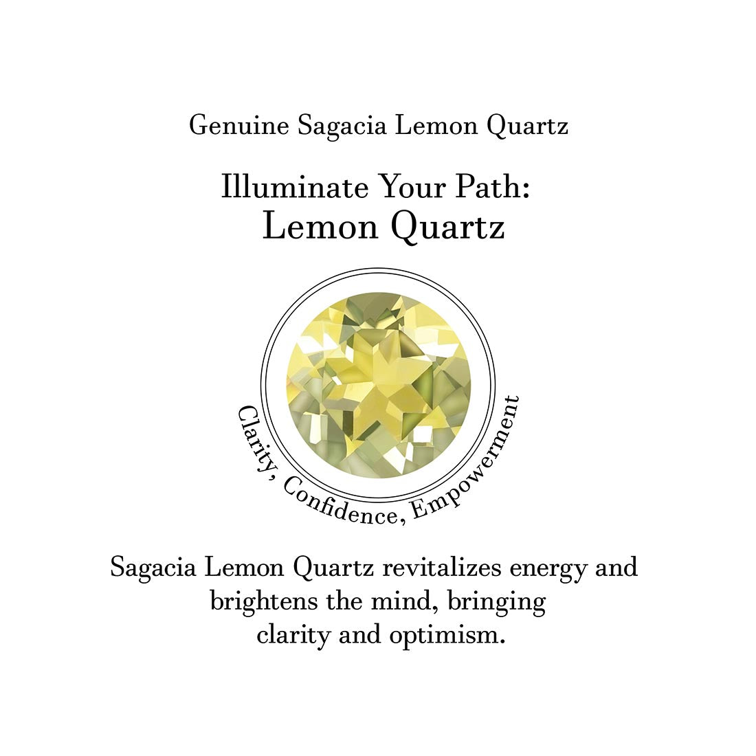 Premium Lemon Quartz Pendant - Ultimate Elegance (LEM-SP-458)