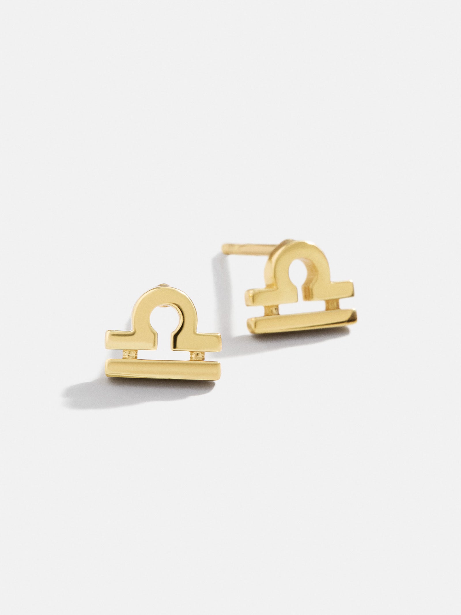 Premium 18K Gold Zodiac Stud Earrings - Gold Plated Sterling Silver