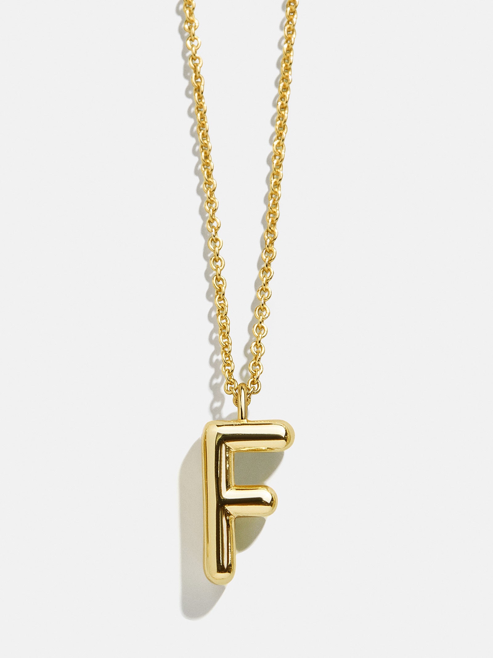 Premium Custom Gold Initial Necklace - Gold Plated Brass for Personalized Style