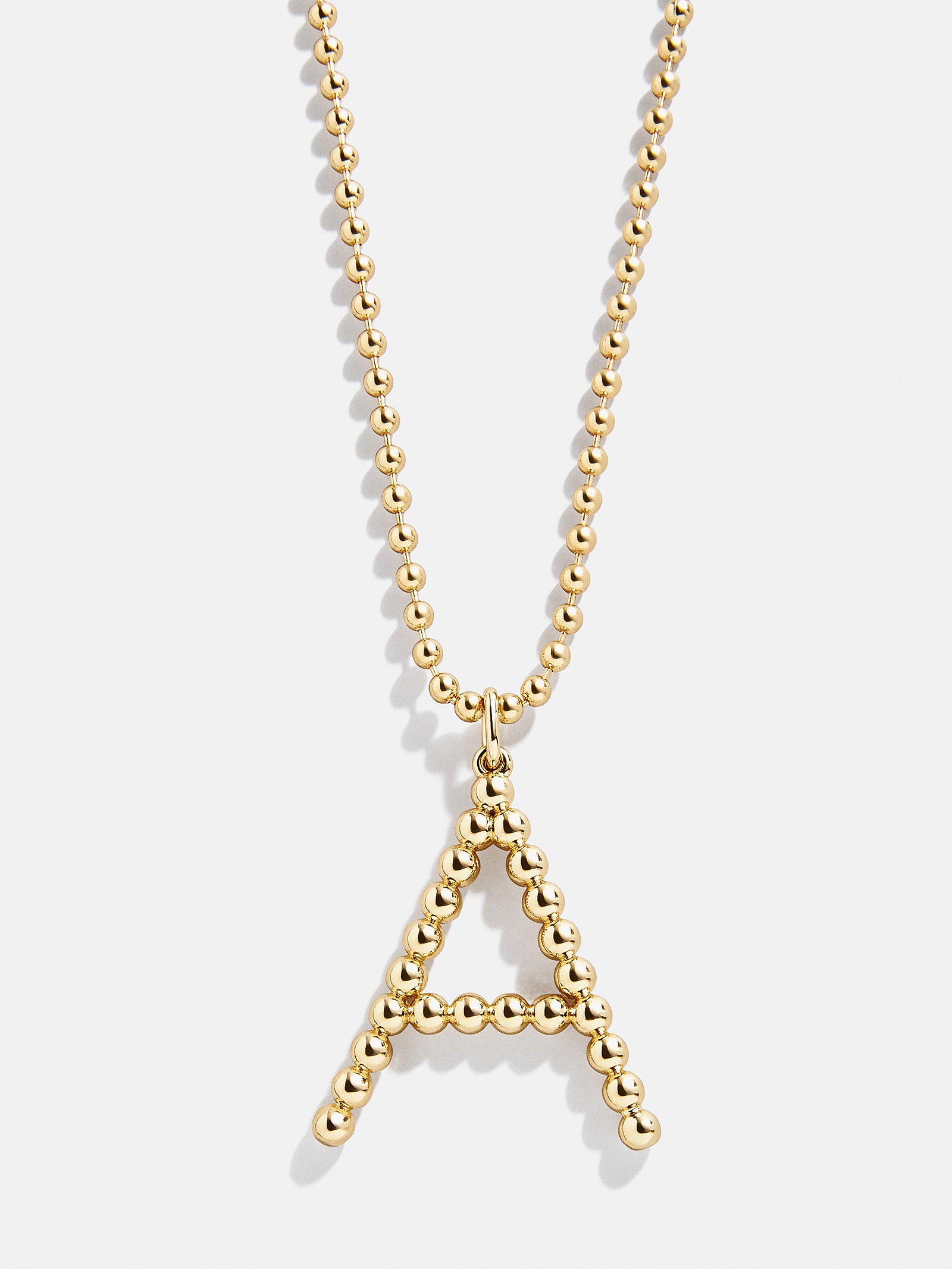 Ultimate Oversized Pisa Initial Necklace - Premium Gold