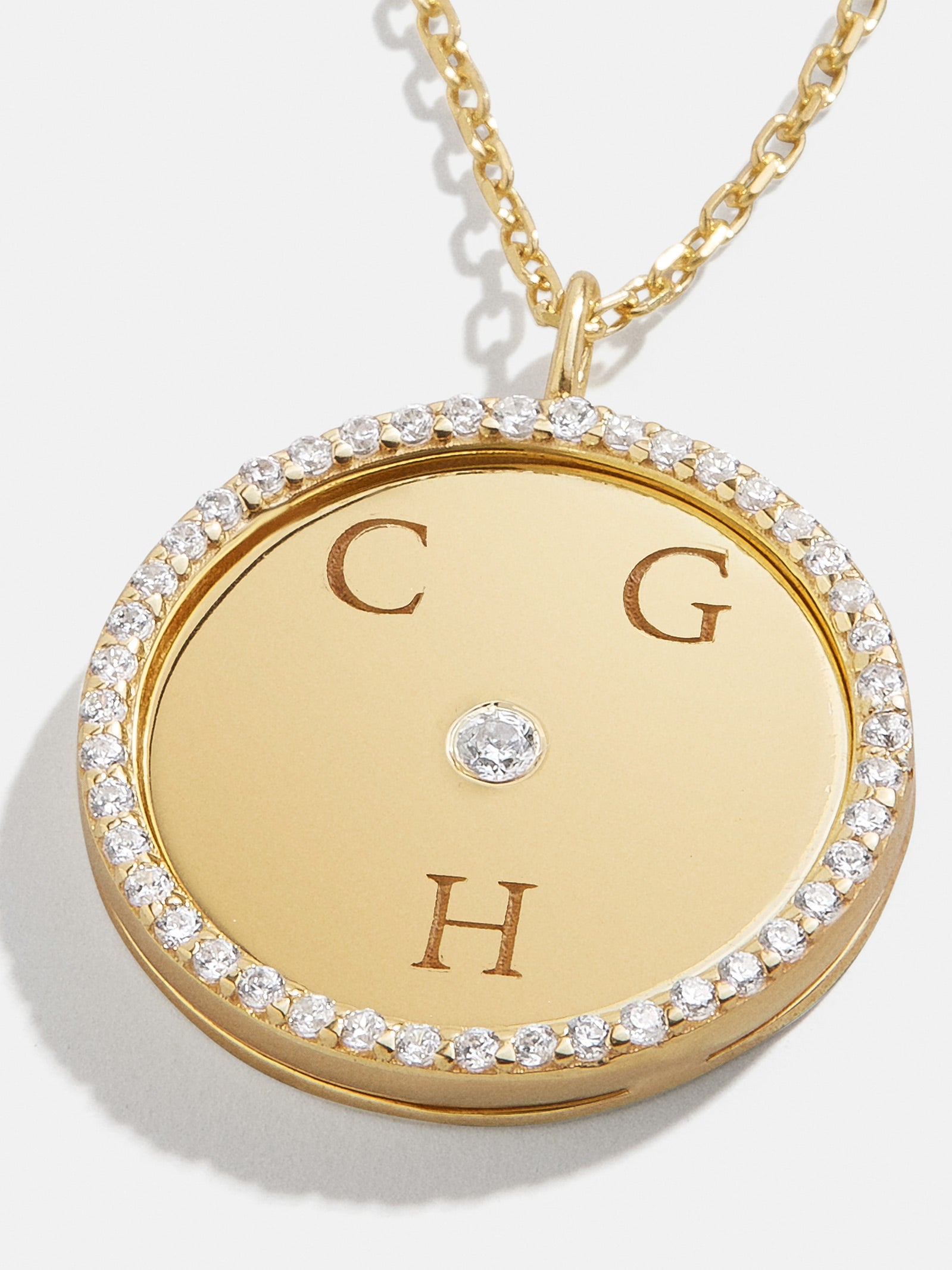 Premium 18K Gold Custom Monogram Necklace - Personalized Shine