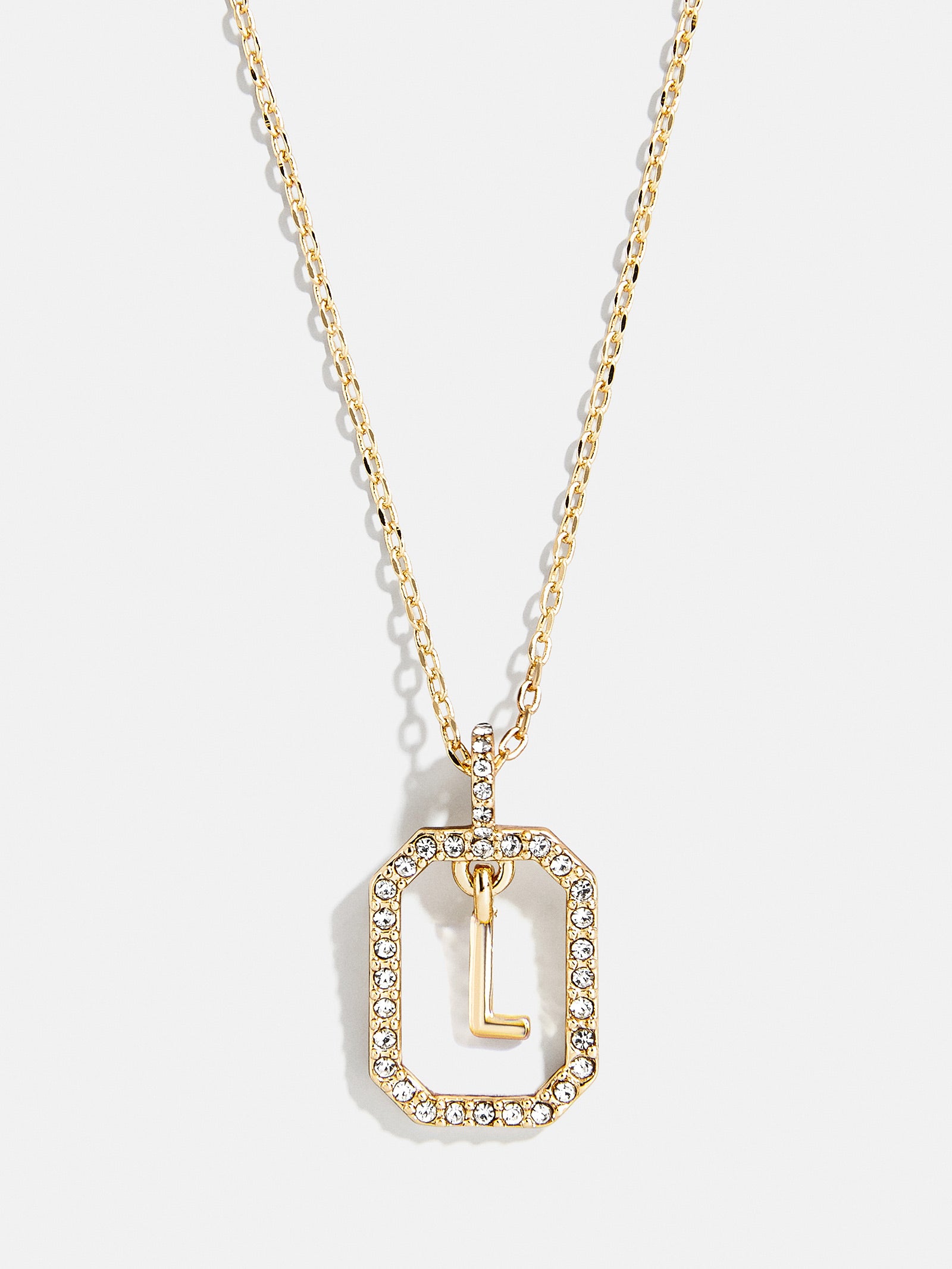 Premium Alicia Initial Necklace - Gold & Pavé Crystal Design