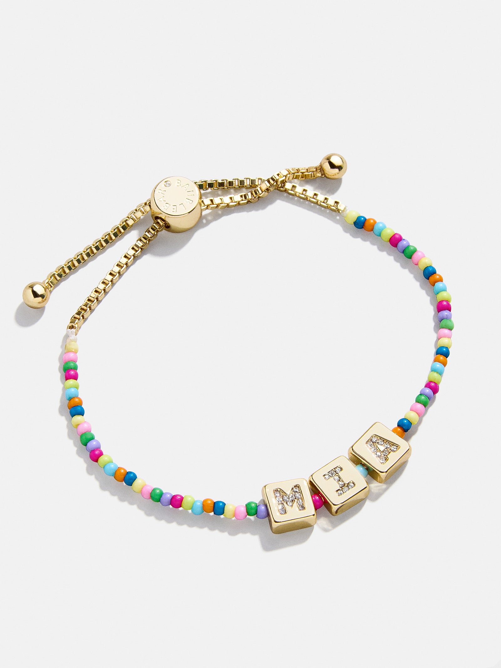 Ultimate Kids' Personalized Beaded Bracelet - Multi-Color Shimmer