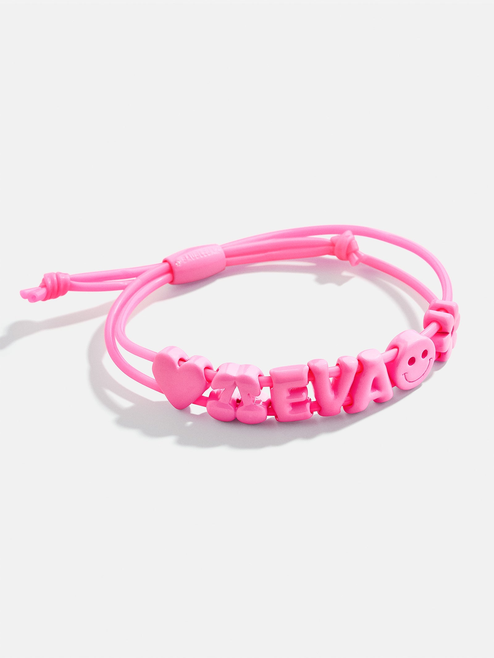 Ultimate Kids' Custom Slider Bracelet - Hot Pink | Personalized & Stretchable