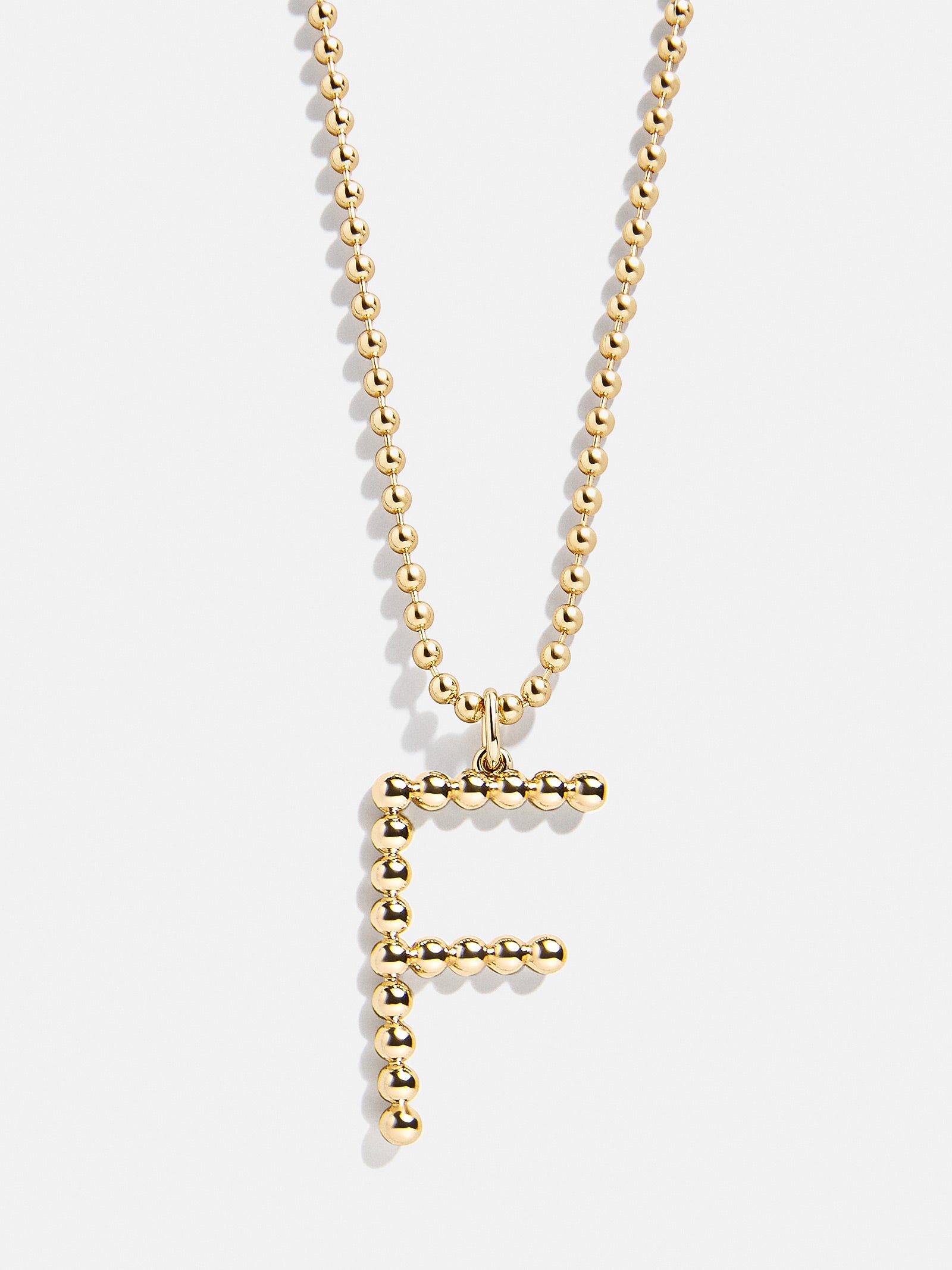 Ultimate Oversized Pisa Initial Necklace - Premium Gold