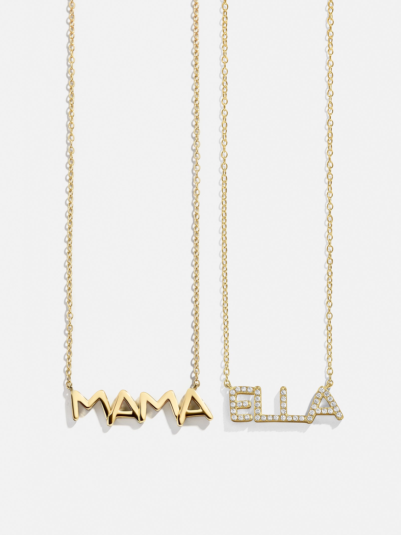 Premium 18K Gold Custom Nameplate Necklace - London Style