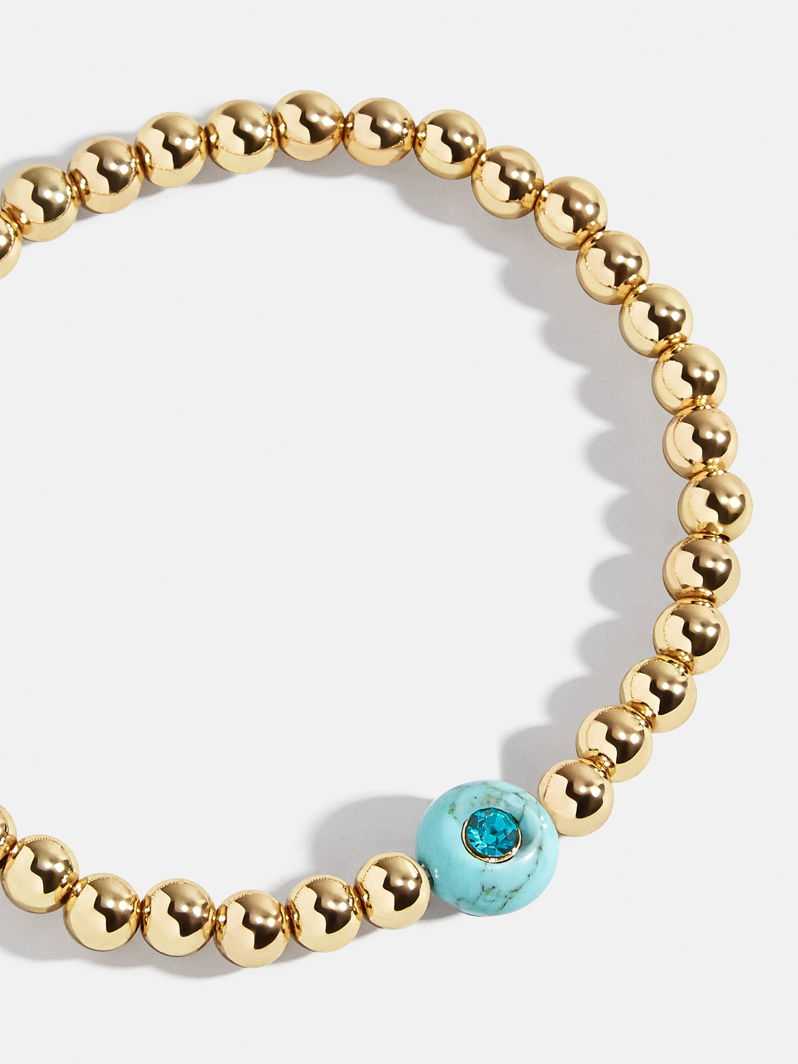 Premium Blue Zircon Birthstone Bracelet - Modern Pisa Style