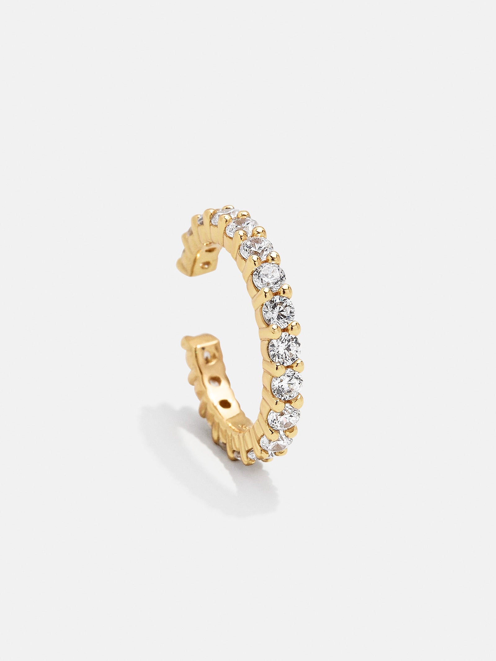 Premium Leidy 18K Gold Ear Cuff - Luxe Gold & Pavé CZ Design