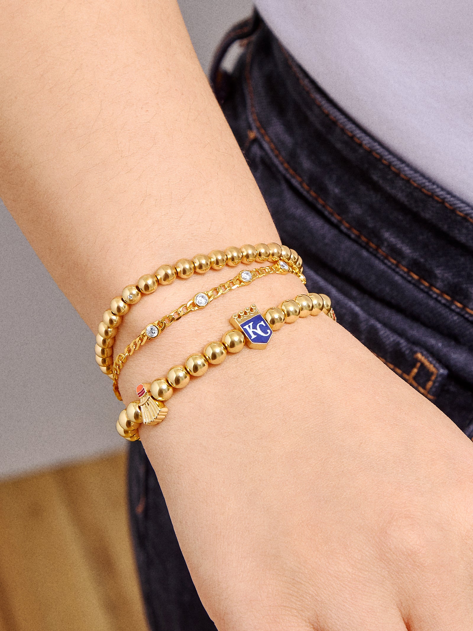 Premium MLB Pisa Charm Bracelet - Kansas City Royals | Officially Licensed