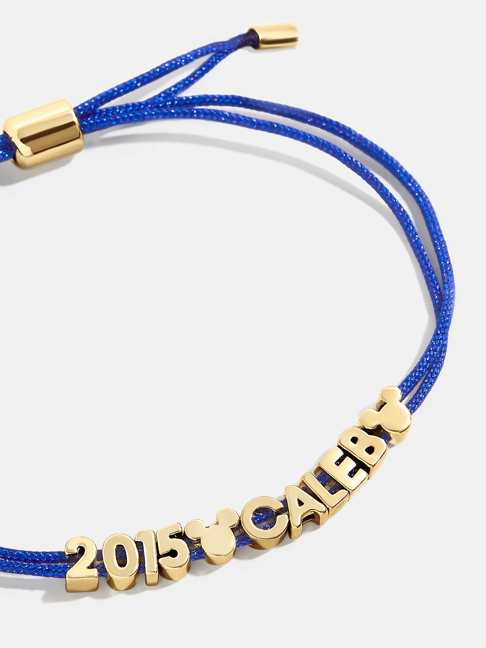 Premium Mickey Mouse Disney Custom Cord Bracelet - Ultimate Blue Style