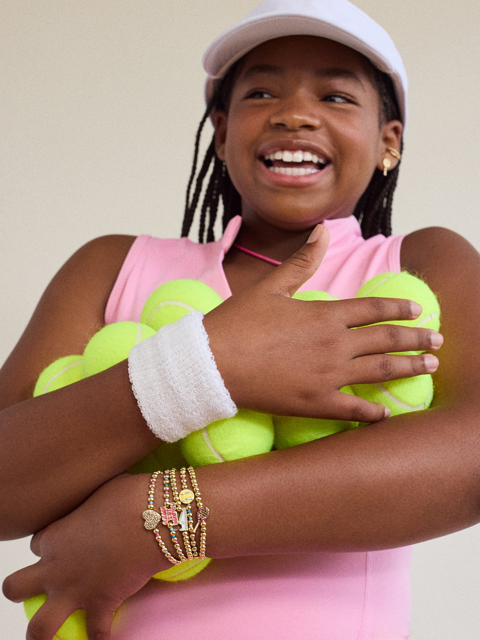 Premium Match Point Kids' Pisa Tennis Bracelet Set - Ultimate Style for Mini Pros