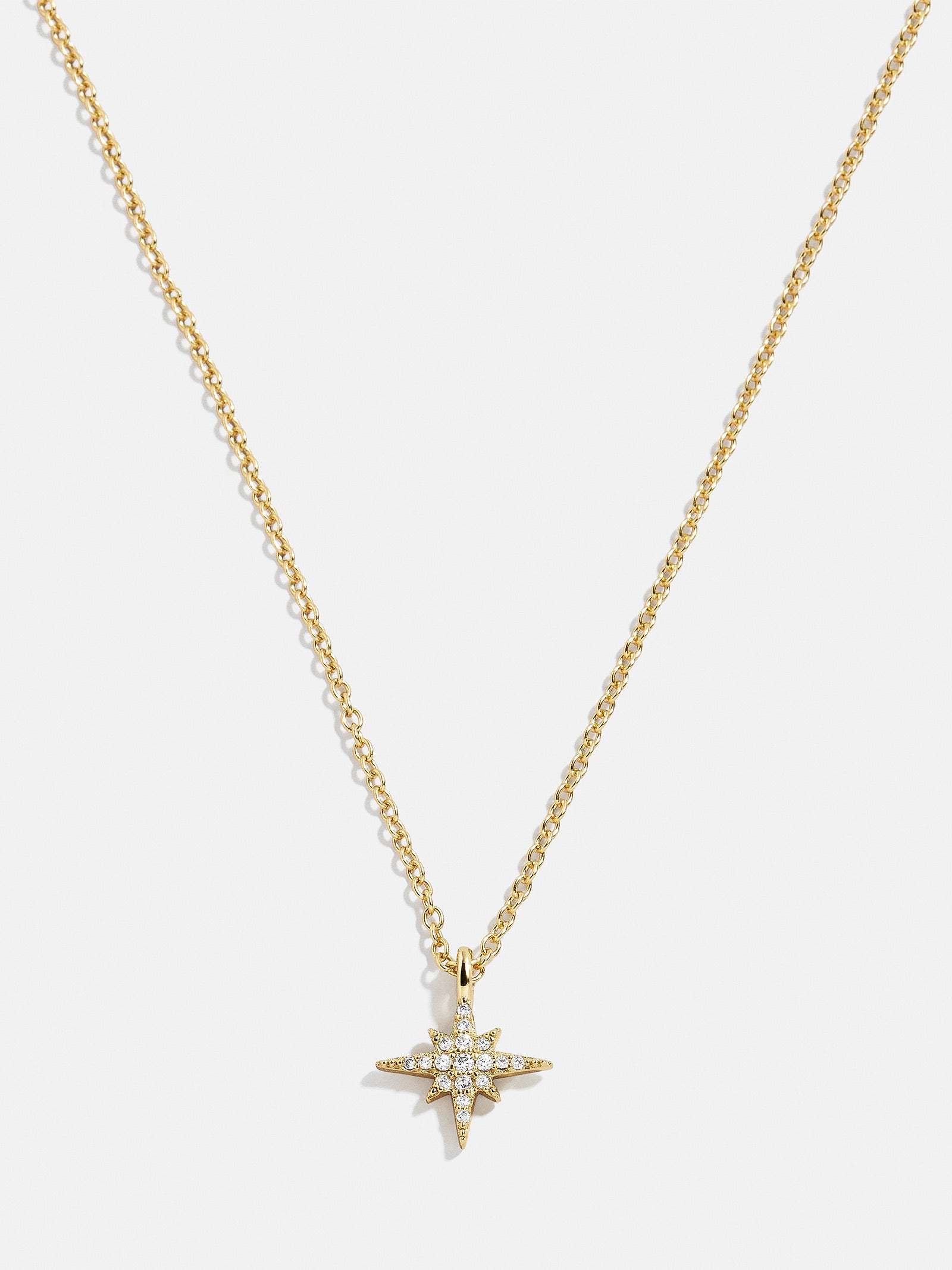 Premium 18K Gold North Star Pendant Necklace