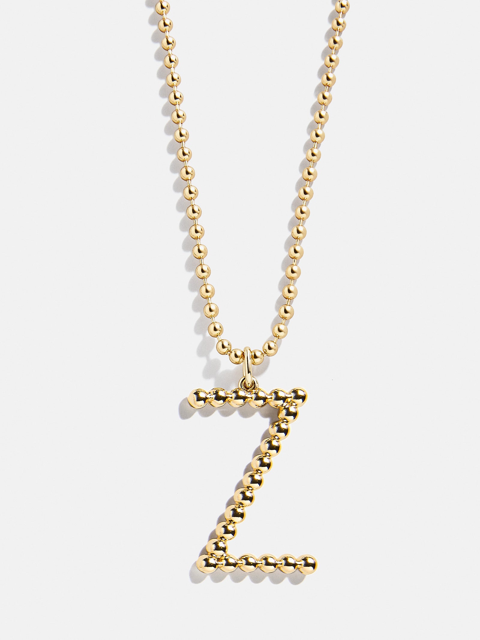 Ultimate Oversized Pisa Initial Necklace - Premium Gold