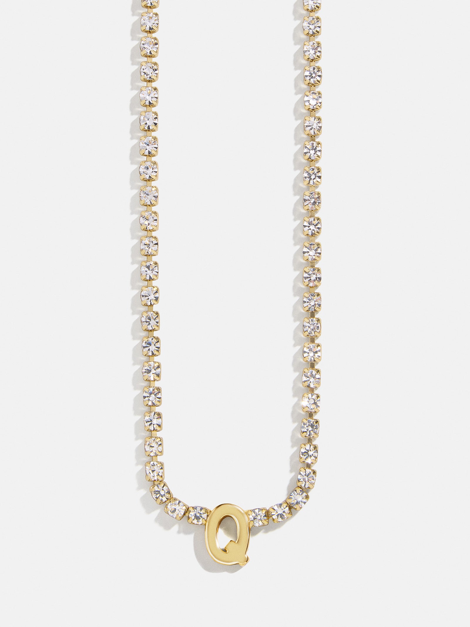 Premium Ruth Initial Tennis Necklace - Gold/Pavé | Ultimate Personalized Jewelry