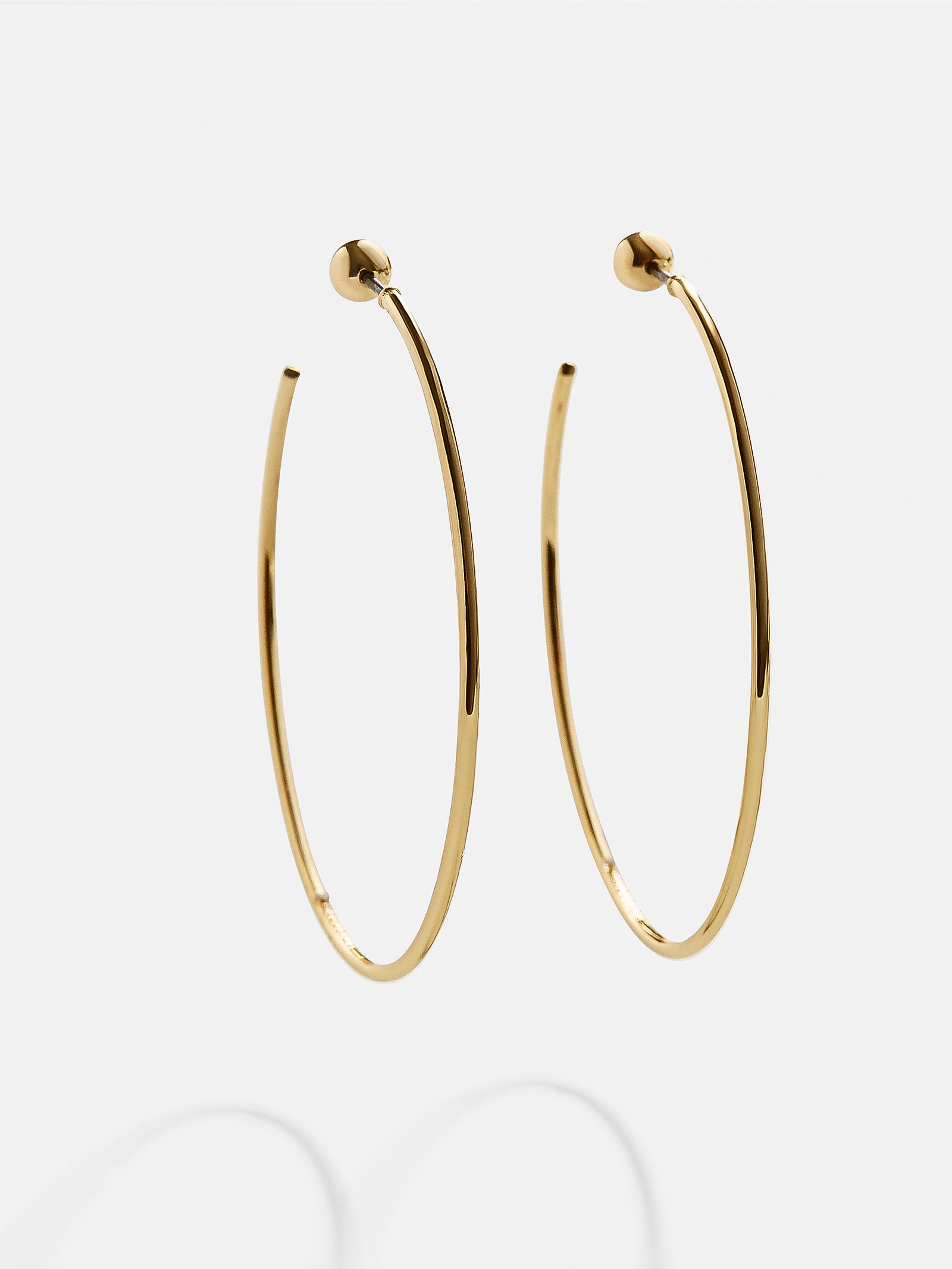 Premium Dalilah Hoop Earrings - 46MM Gold