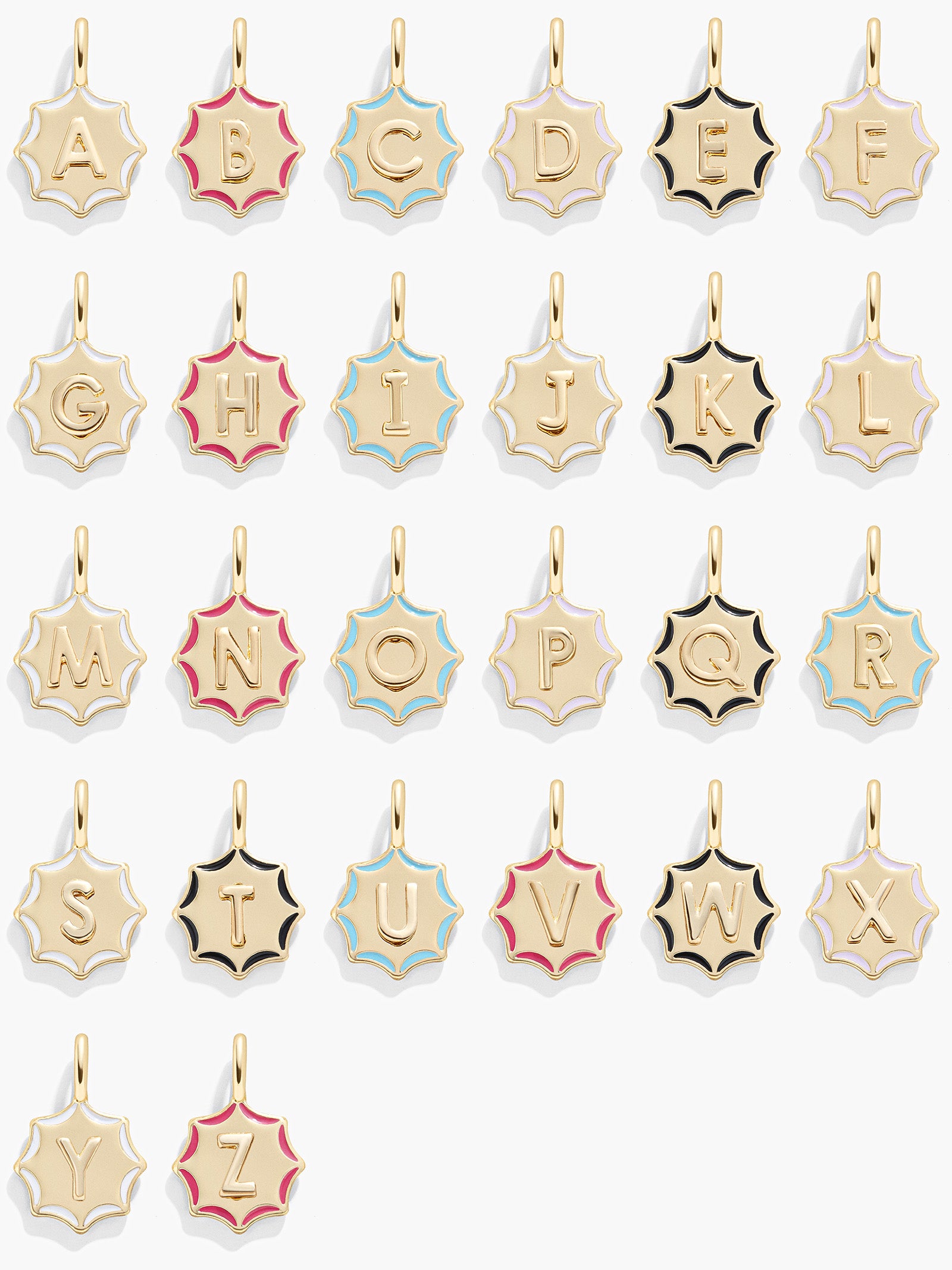 Premium Carolyn Initial Charm - Gold Elegance