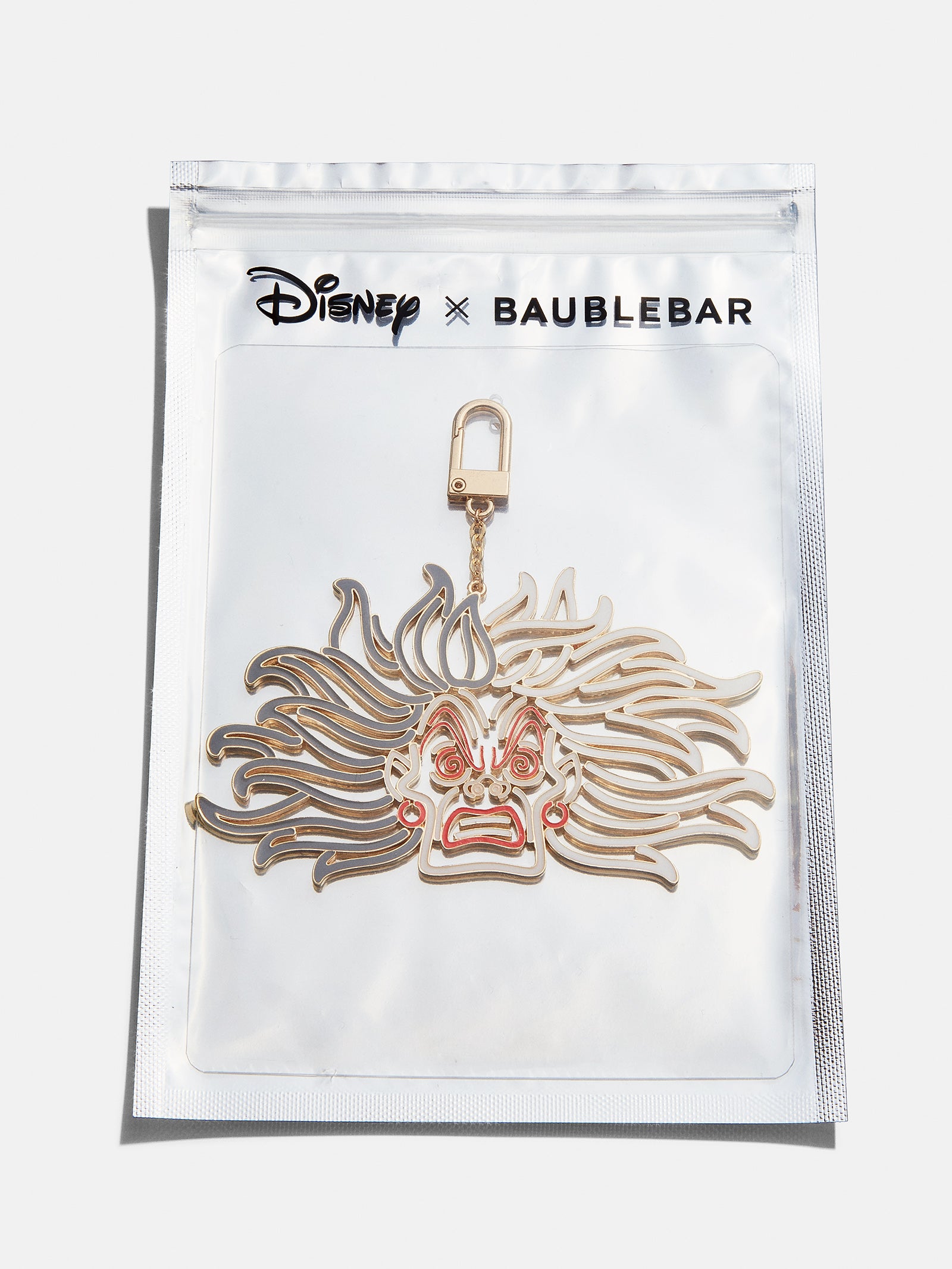 Premium Disney Cruella 2D Glow-in-the-Dark Bag Charm - Ultimate Villain Style