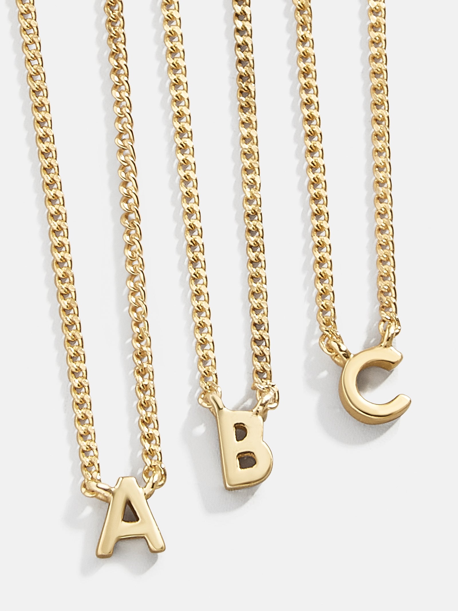 Premium 18K Gold Mini Initial Necklace - Personalized Elegance