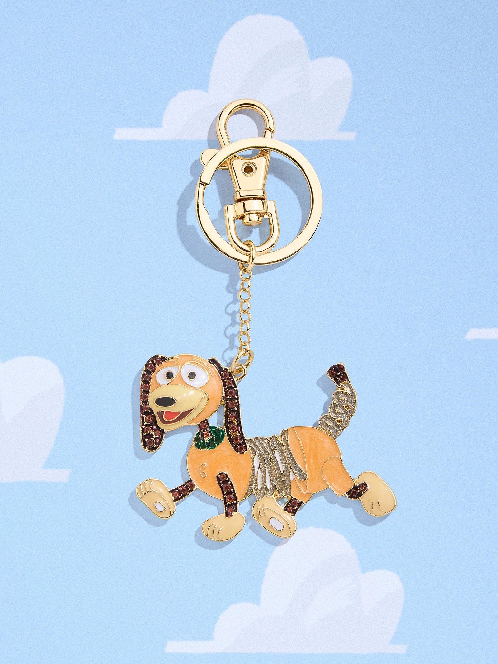 Premium Disney Toy Story Slinky Dog 2D Bag Charm - Ultimate Style Upgrade