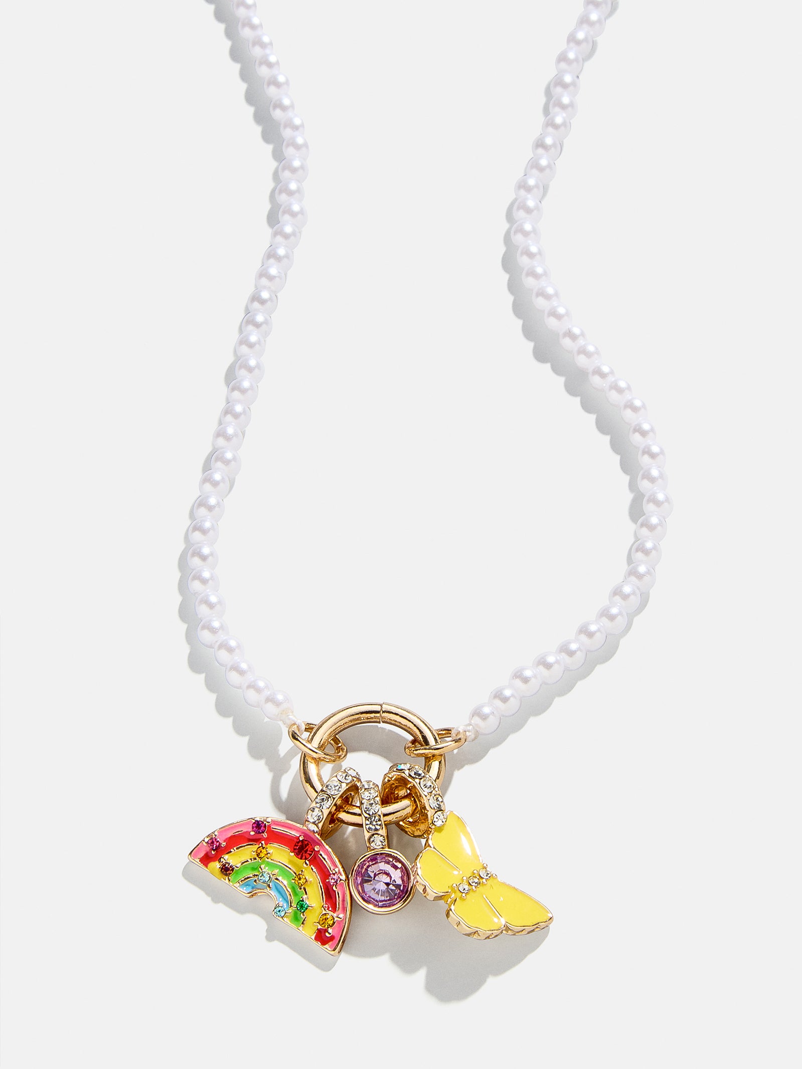 Premium Sunshine & Rainbows Kids' Charm Necklace - Ultimate Rainbow Jewelry