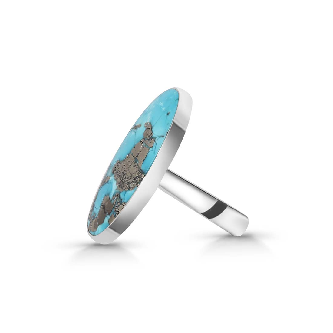 Premium Turquoise Adjustable Ring - TRQ-R-176