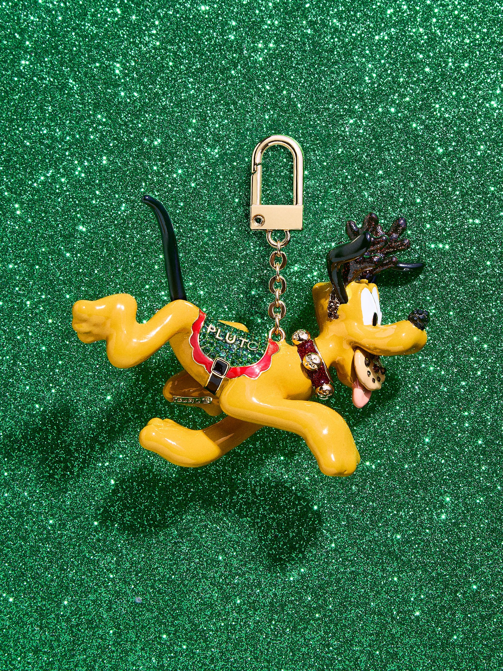 Disney Pluto Reindeer Bag Charm - Premium Holiday Accessory