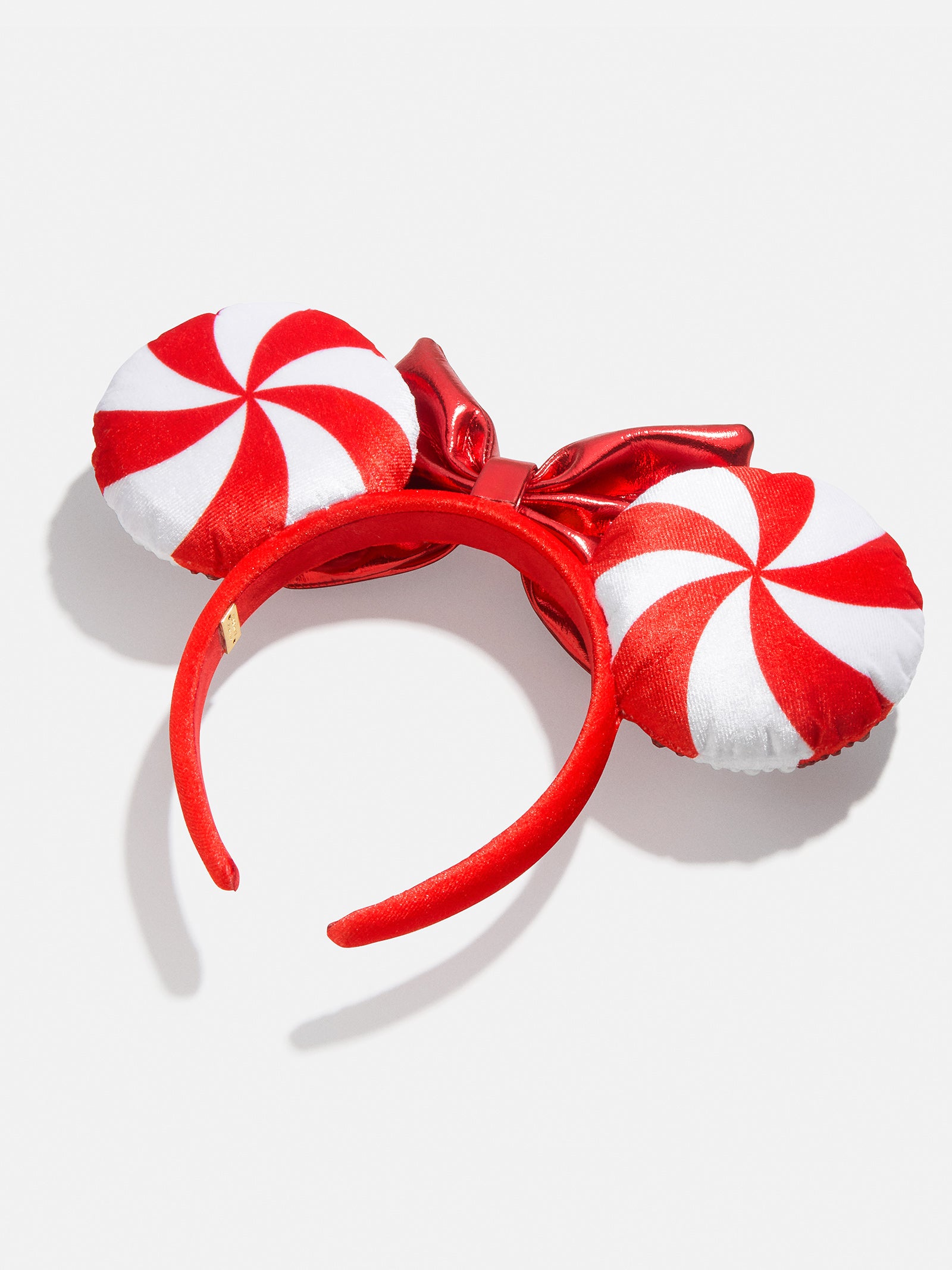 Premium Disney Minnie Mouse Candy Cane Ears Headband - Ultimate Holiday Style