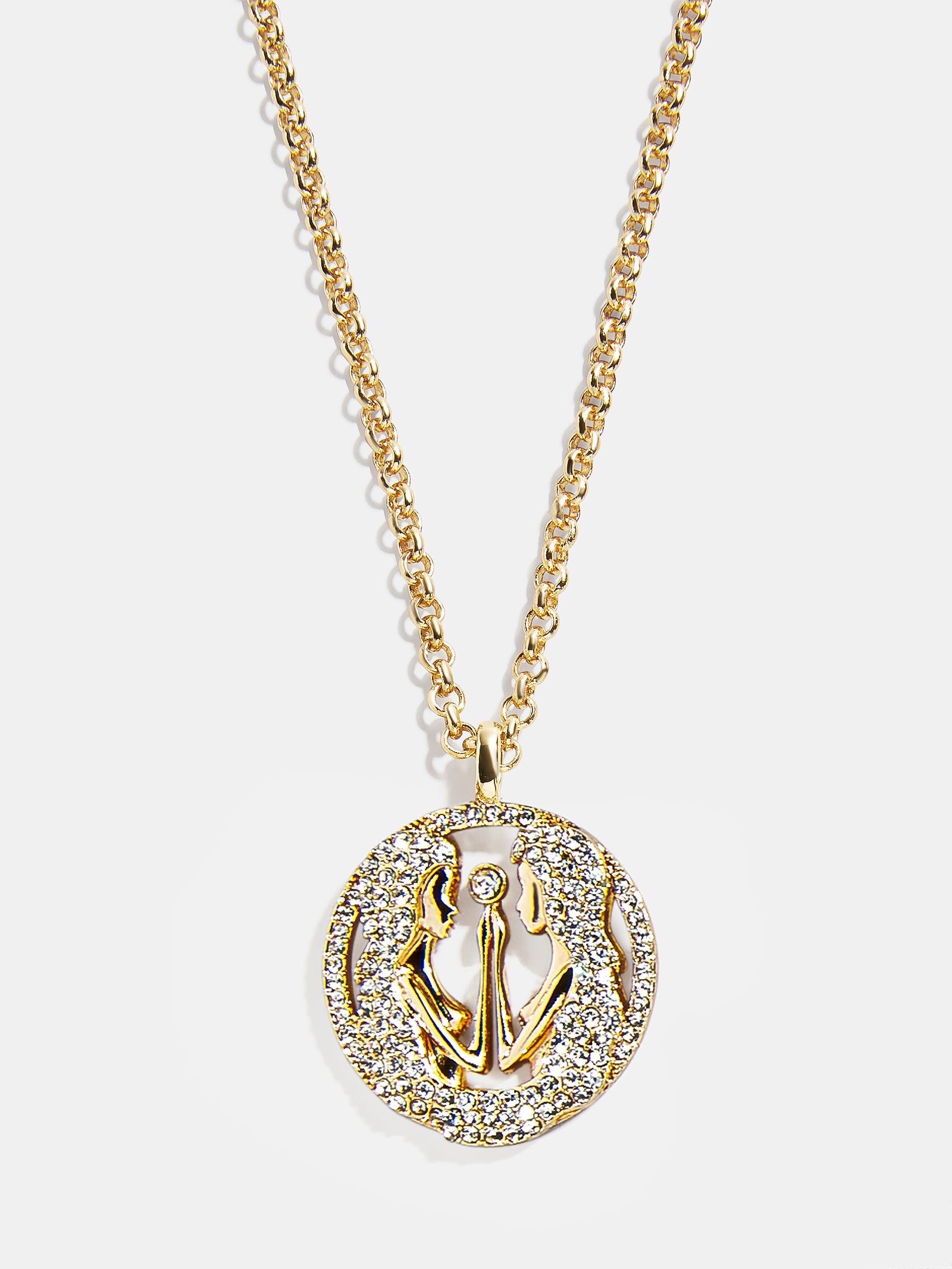 Andrea Premium Zodiac Necklace - Gemini | Crystal-Encrusted Design