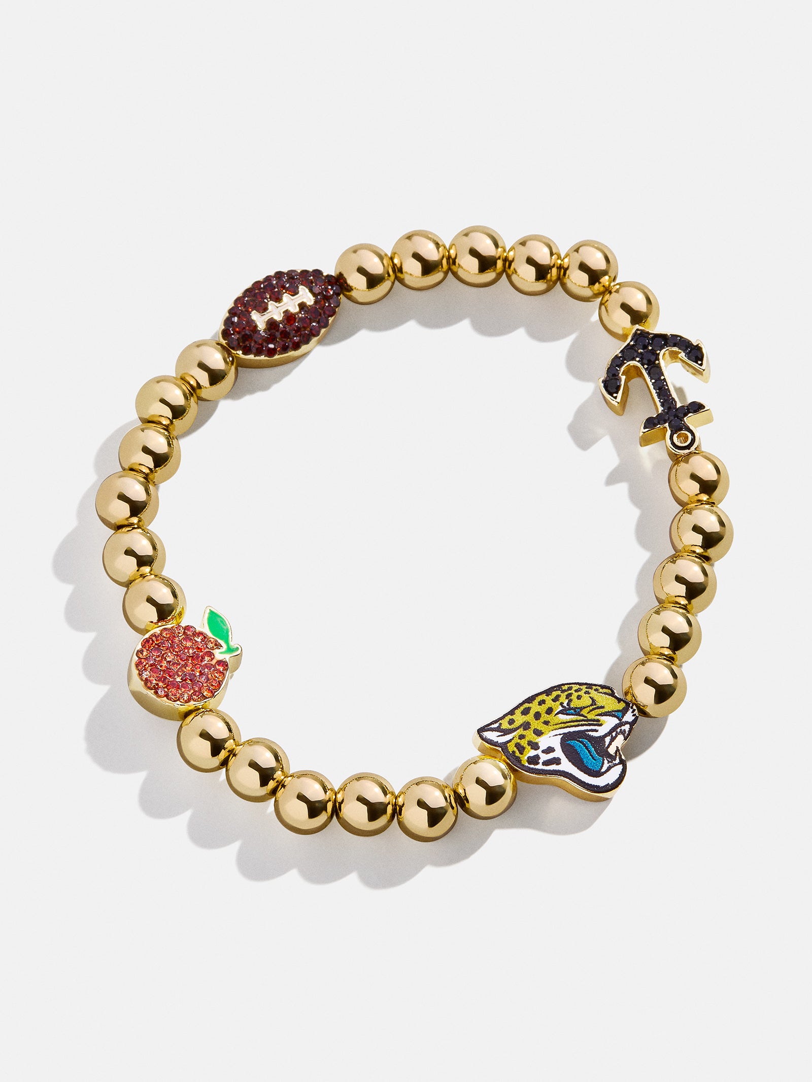 Premium Jacksonville Jaguars NFL Charm Bracelet - Ultimate Fan Accessory