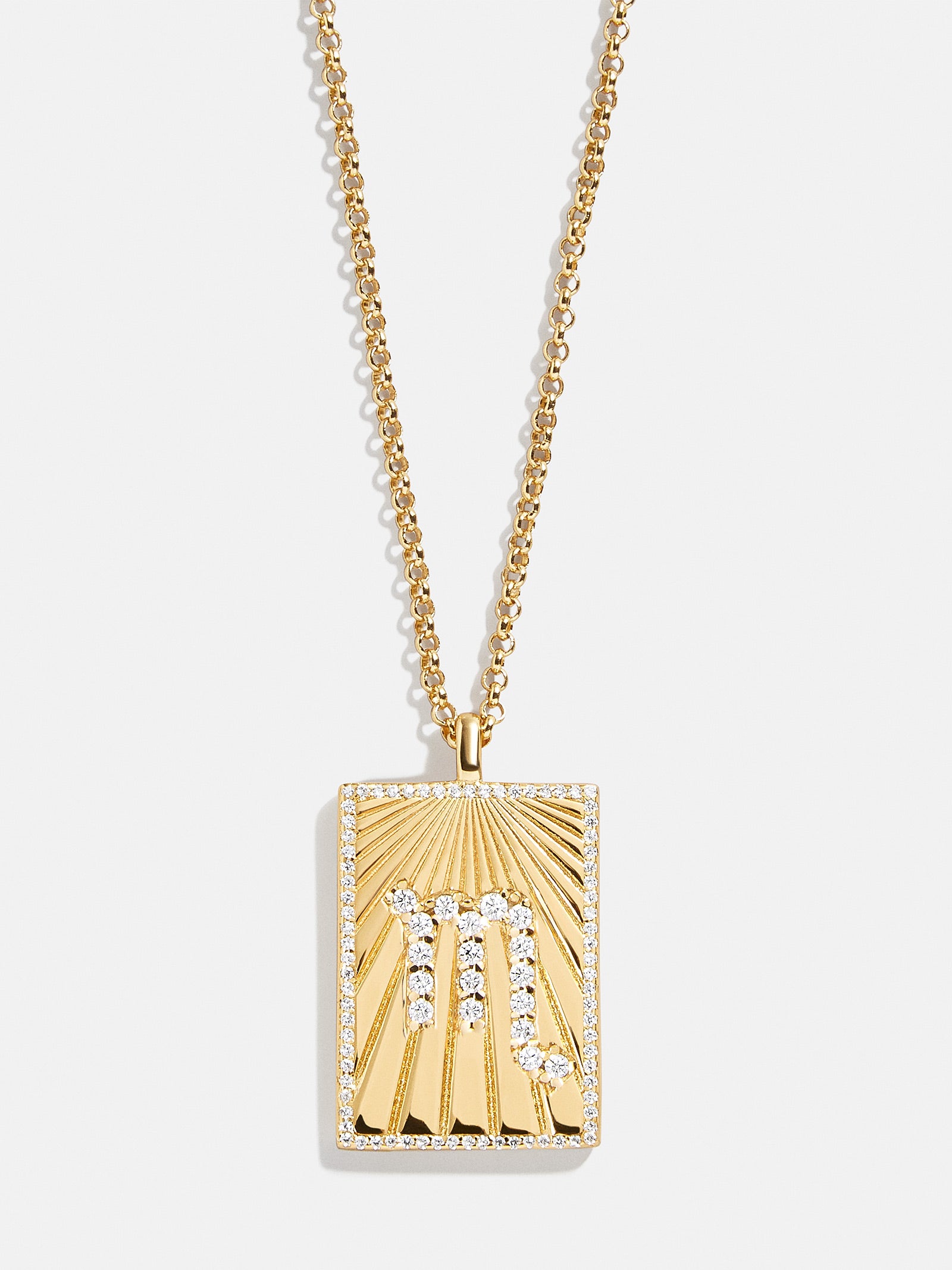 Premium Reversible 18K Gold Zodiac Necklace - Scorpio Edition