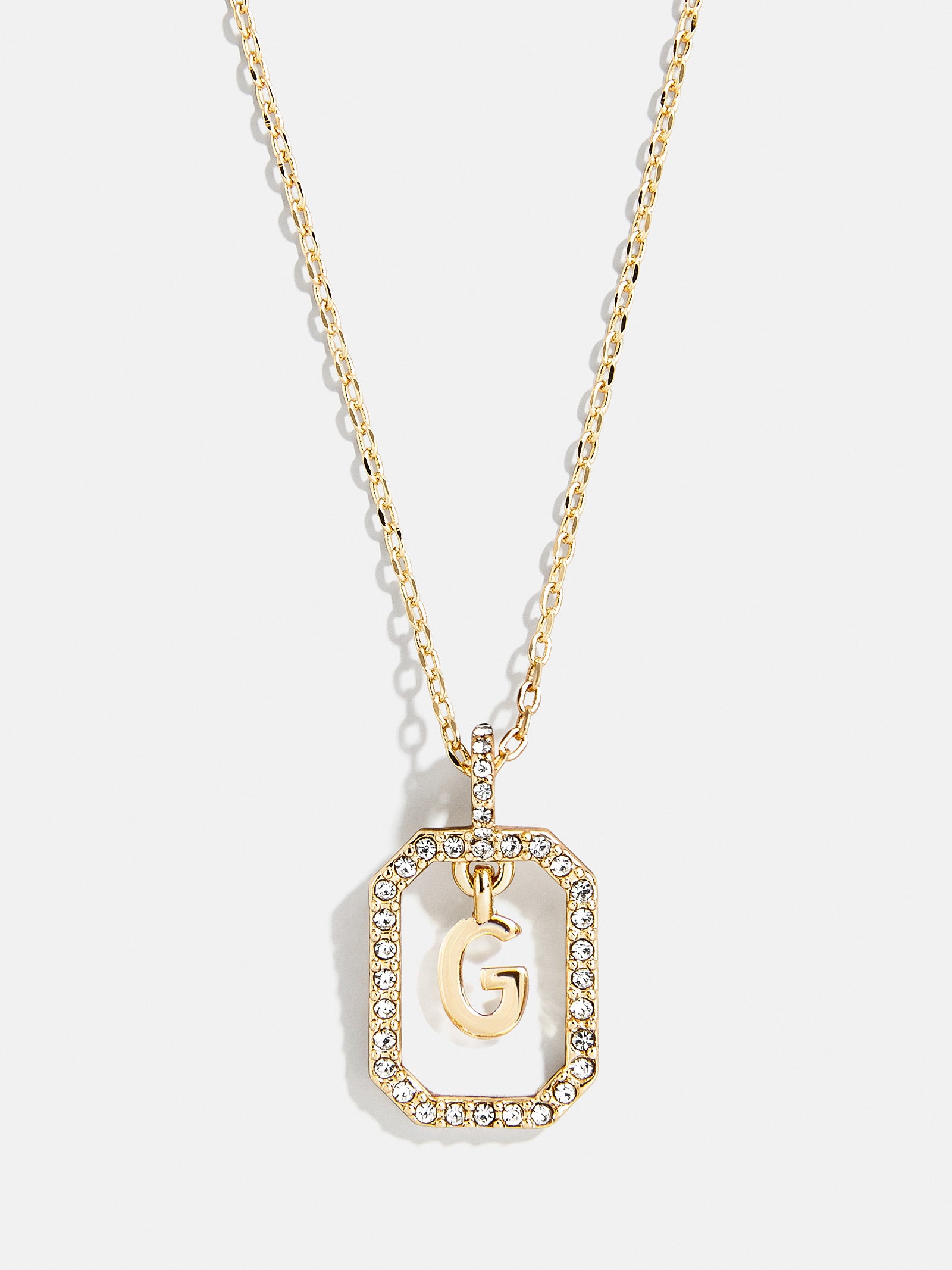 Premium Alicia Initial Necklace - Gold & Pavé Crystal Design