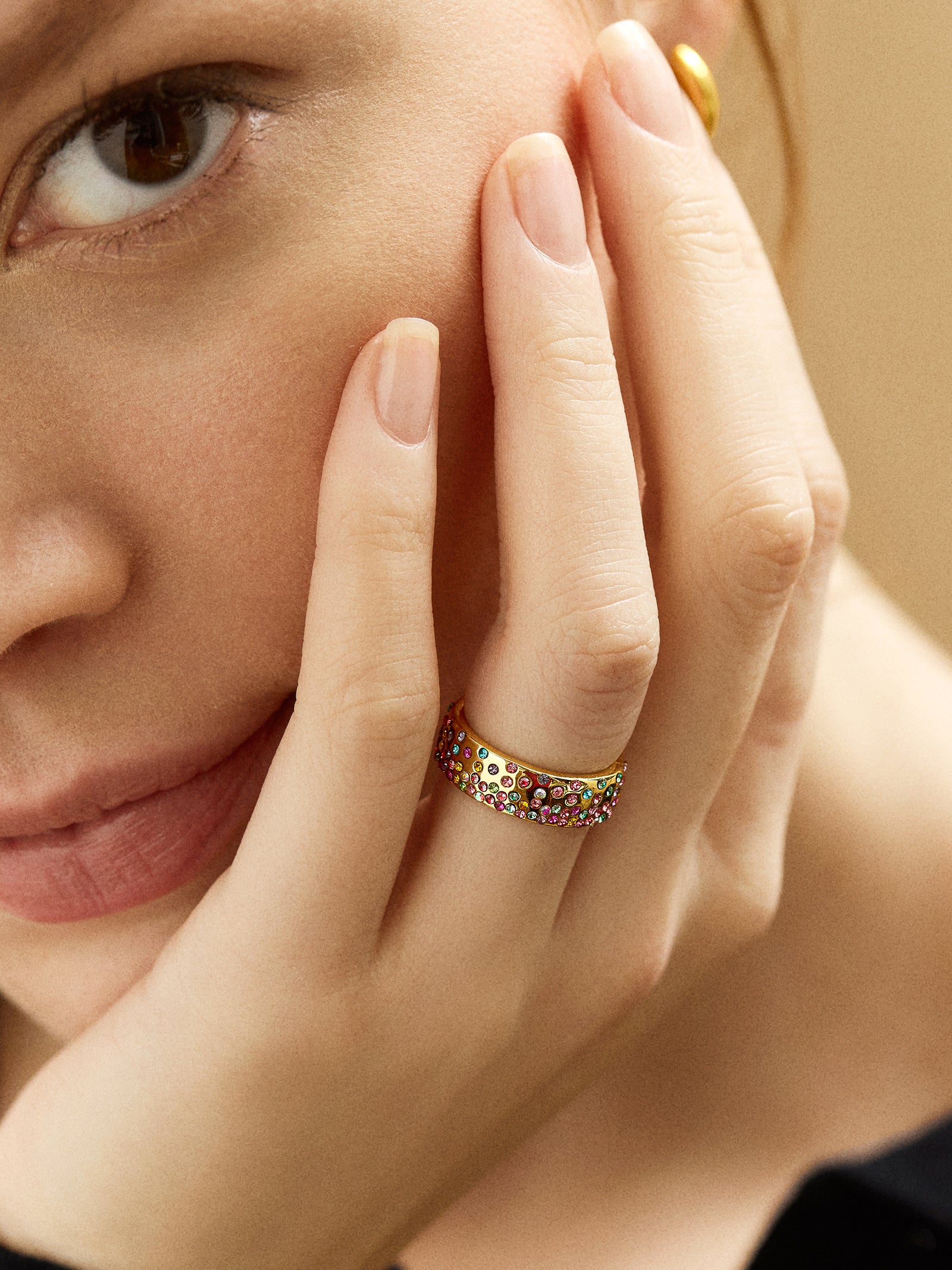 Lola Ring - Ultimate Multi-Color Sparkle