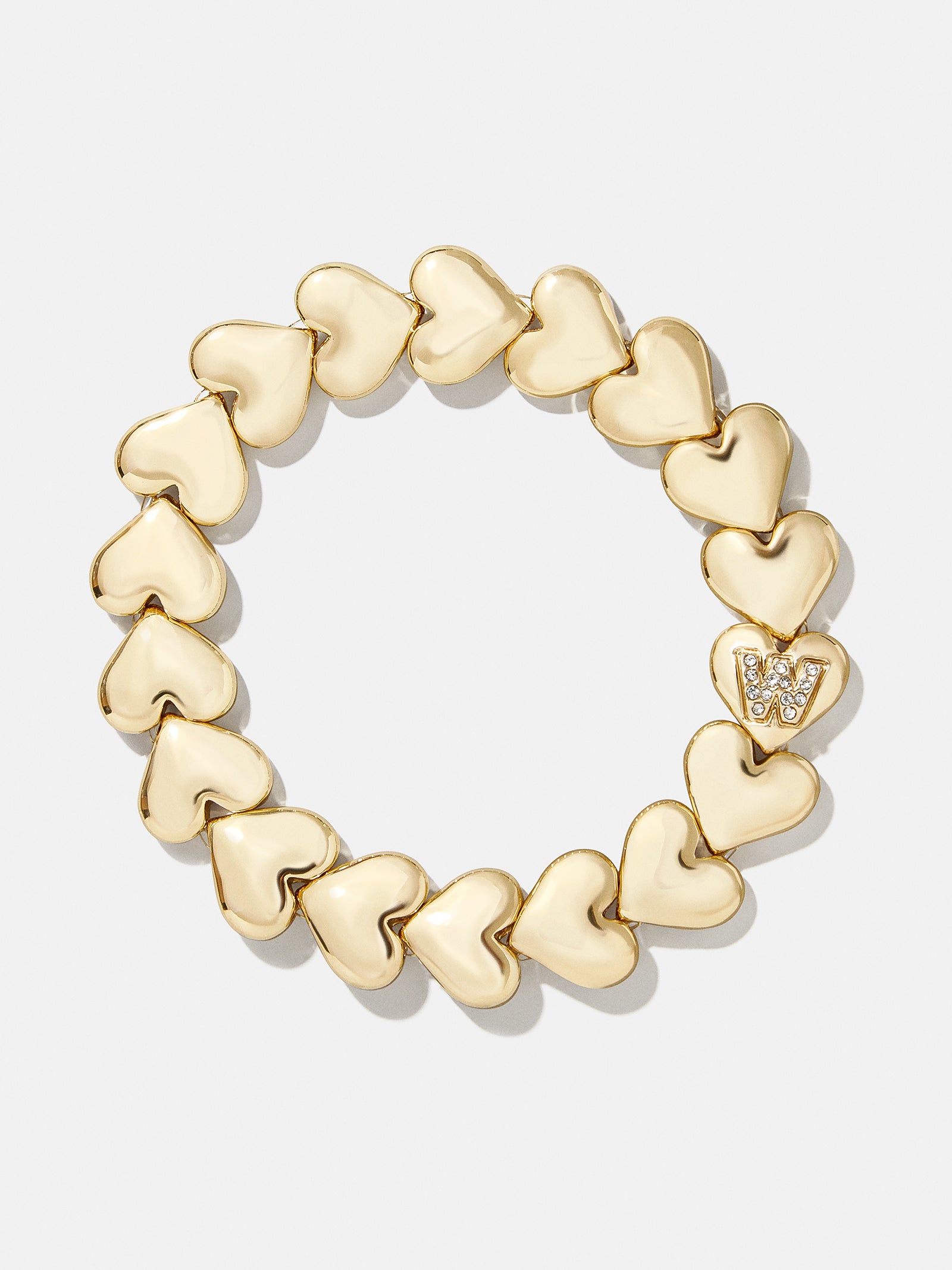 Premium Caroline Initial Bracelet - Gold/Pavé with Custom Initial