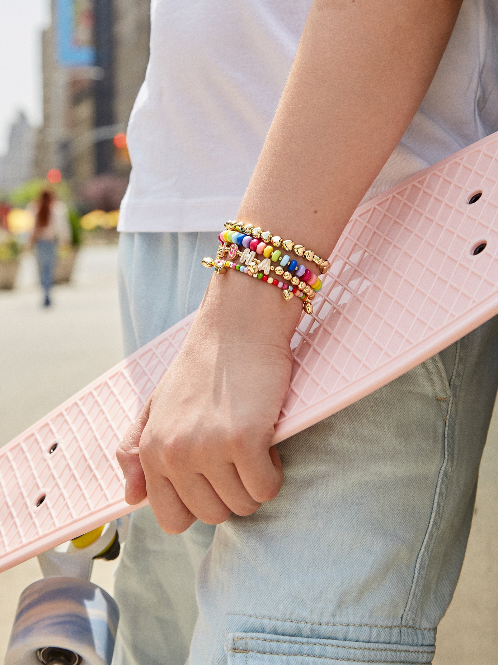 Premium Kids' Heart Bracelet Set - Beads Please