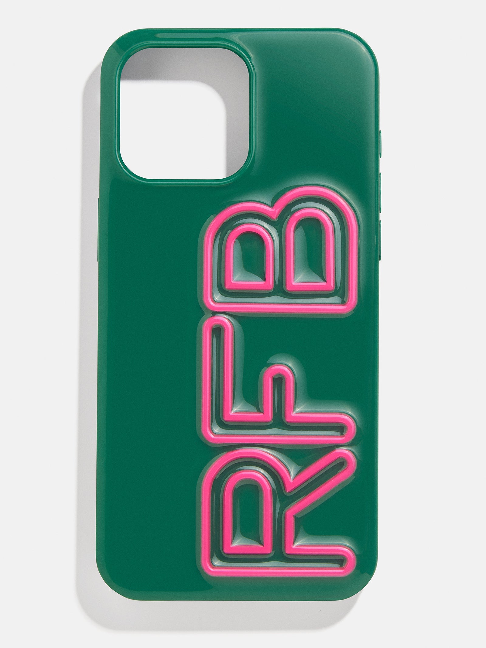 Premium Custom iPhone Case - Green/Hot Pink | Ultimate Protection & Style