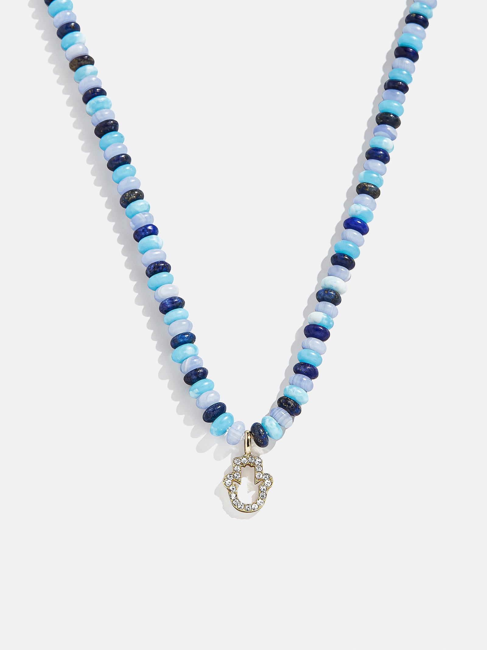 Premium High Energy Semi-Precious Hamsa Necklace