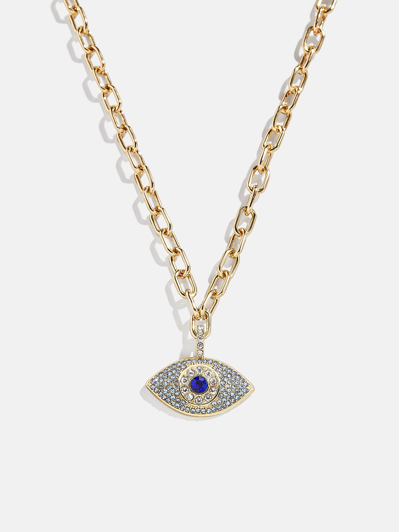 Premium Evil Eye Necklace - Gold & Blue Elegance