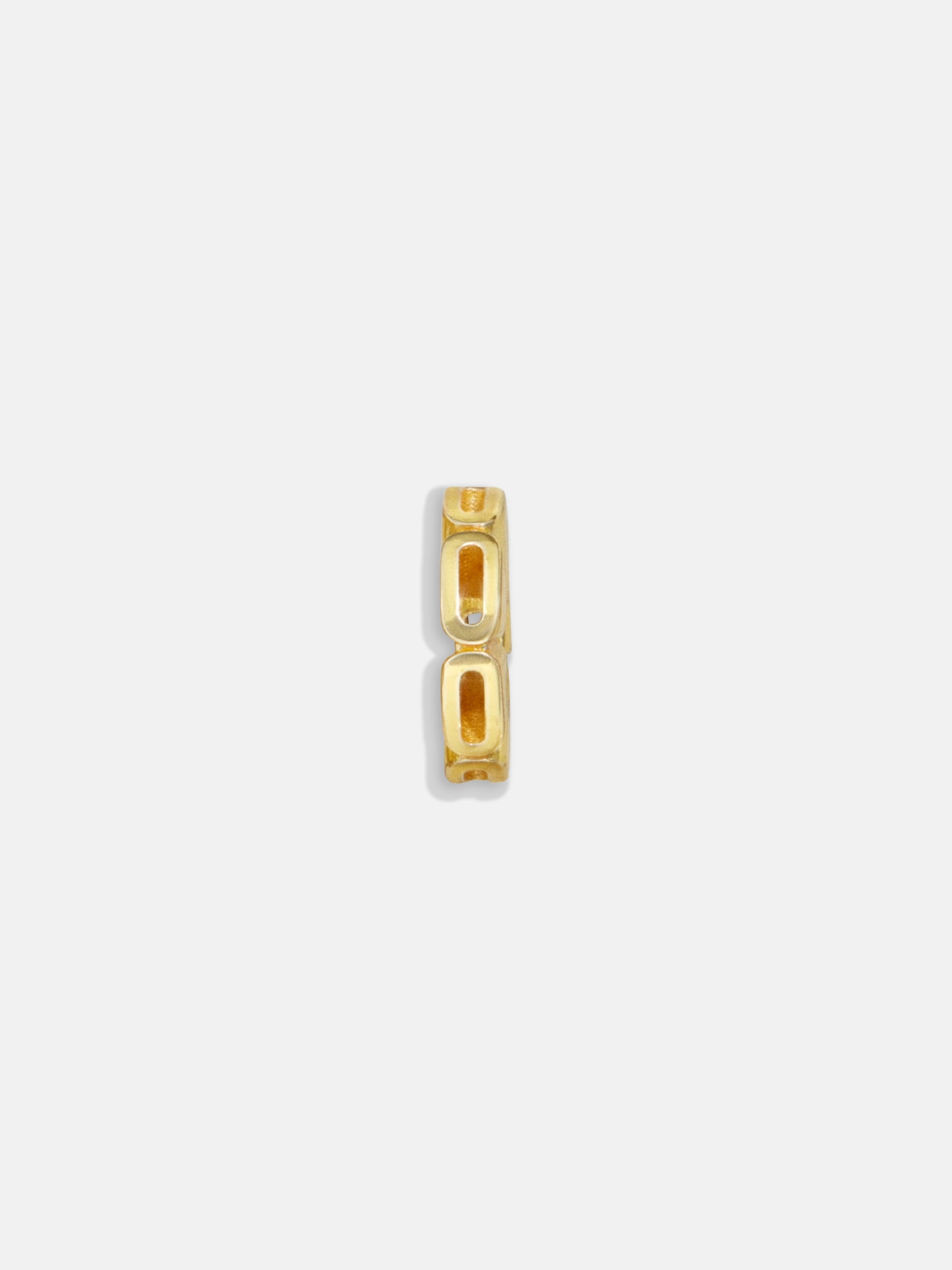 Premium Gold Initial Bead Charm - Modern Elegance