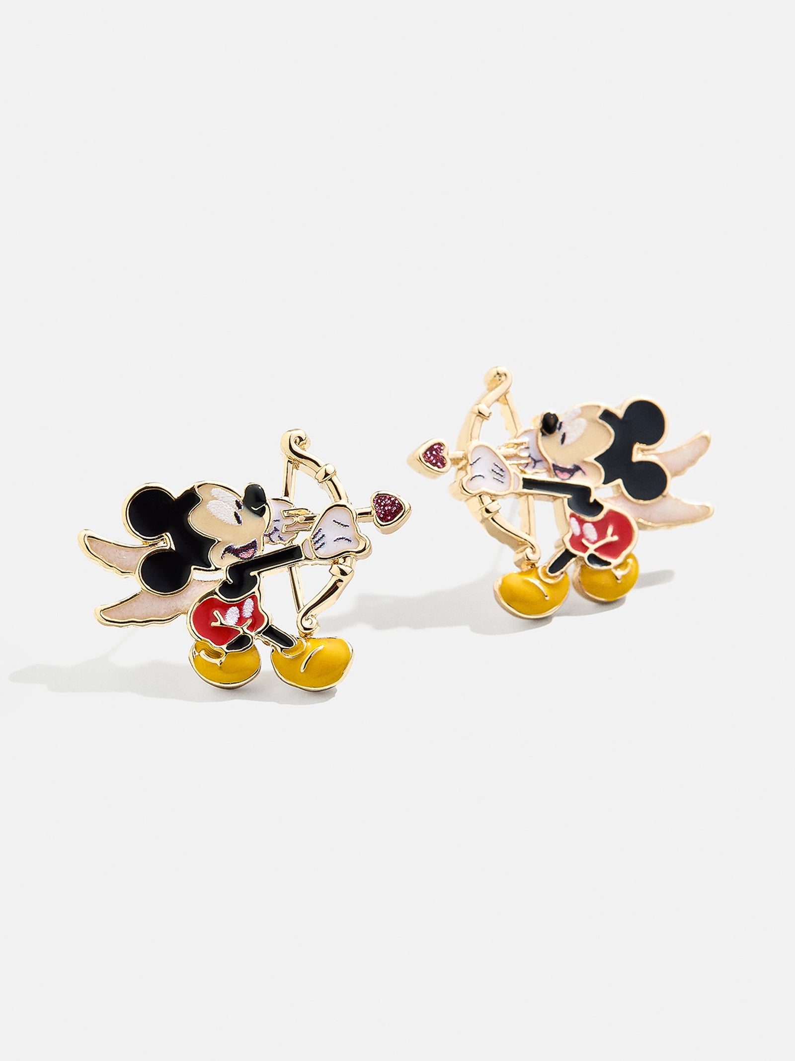 Premium Disney Cupid Mickey Mouse Earrings - Ultimate Valentine's Day Accessory