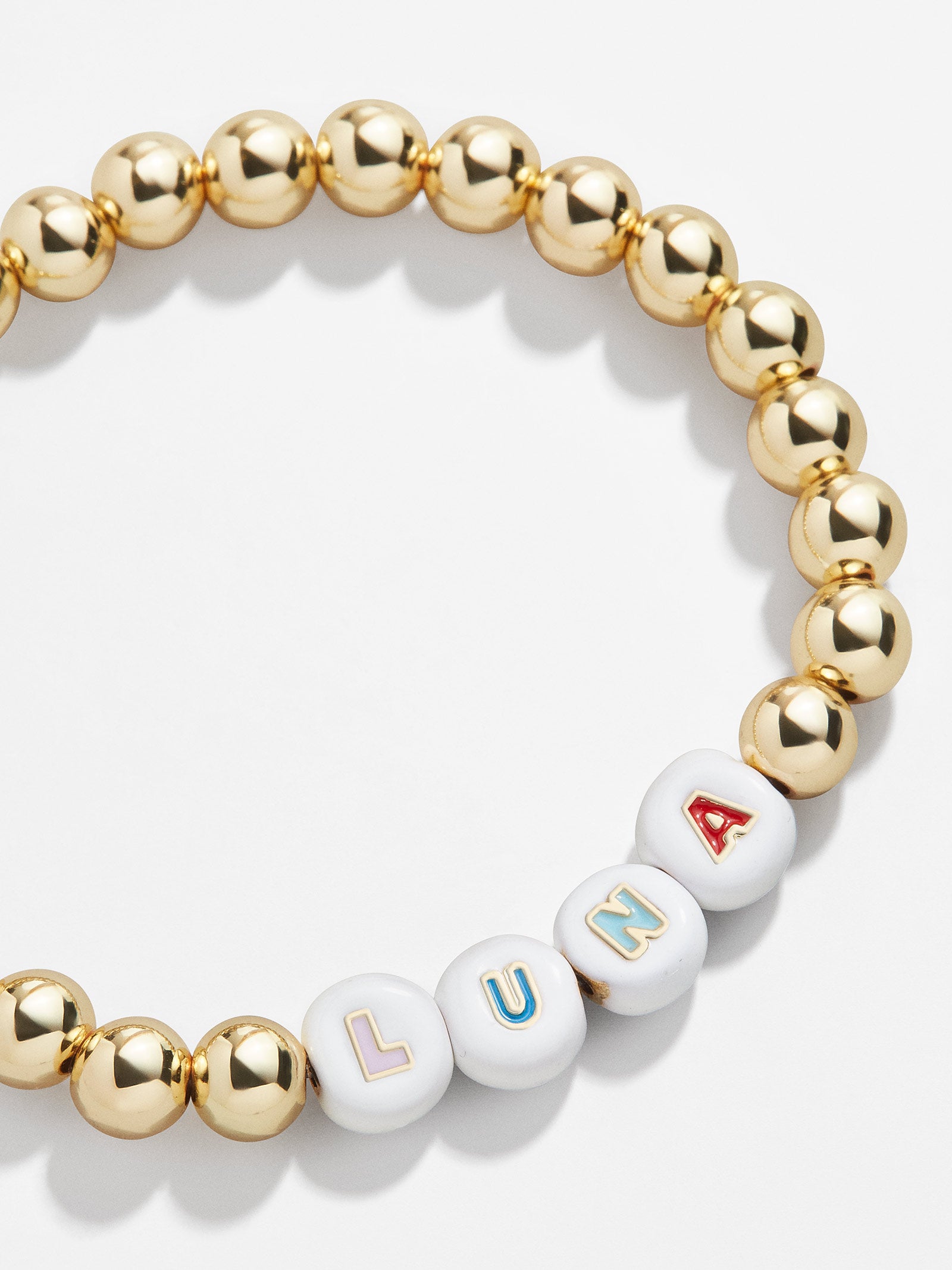 Premium Kids' Custom Pisa Bracelet - White & Multi-Color