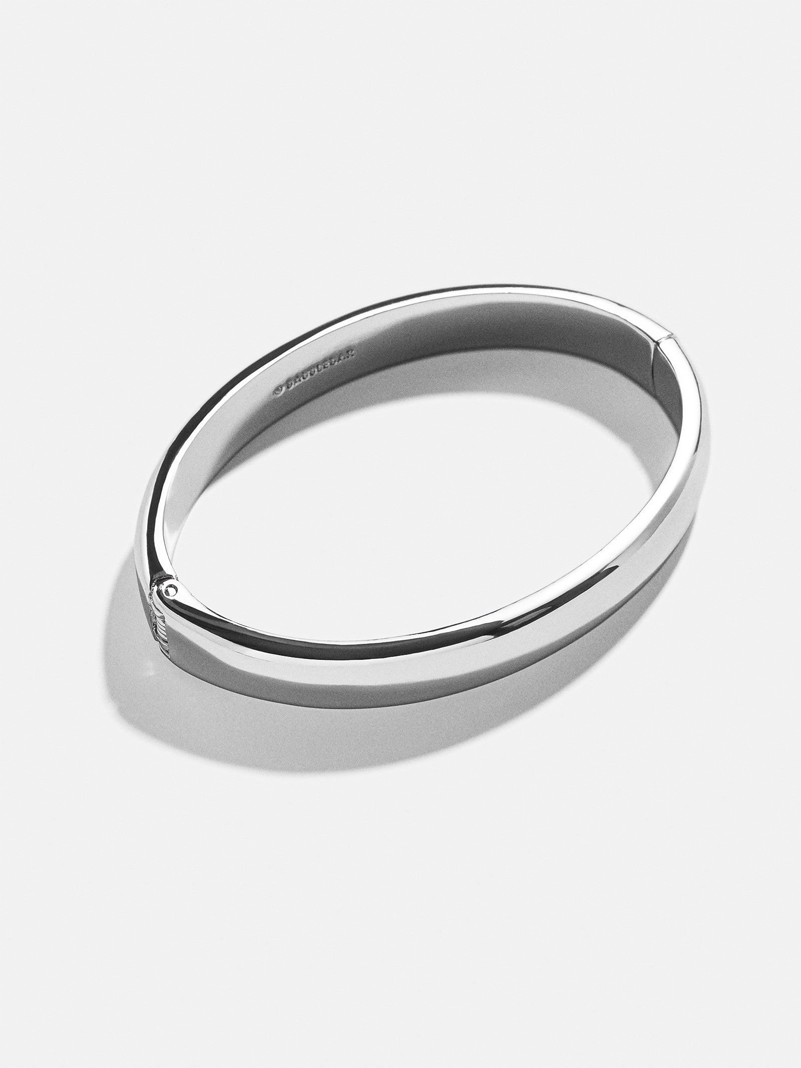 Premium Nadia Classic Hinge Bangle - Ultimate Thick Silver Statement Piece