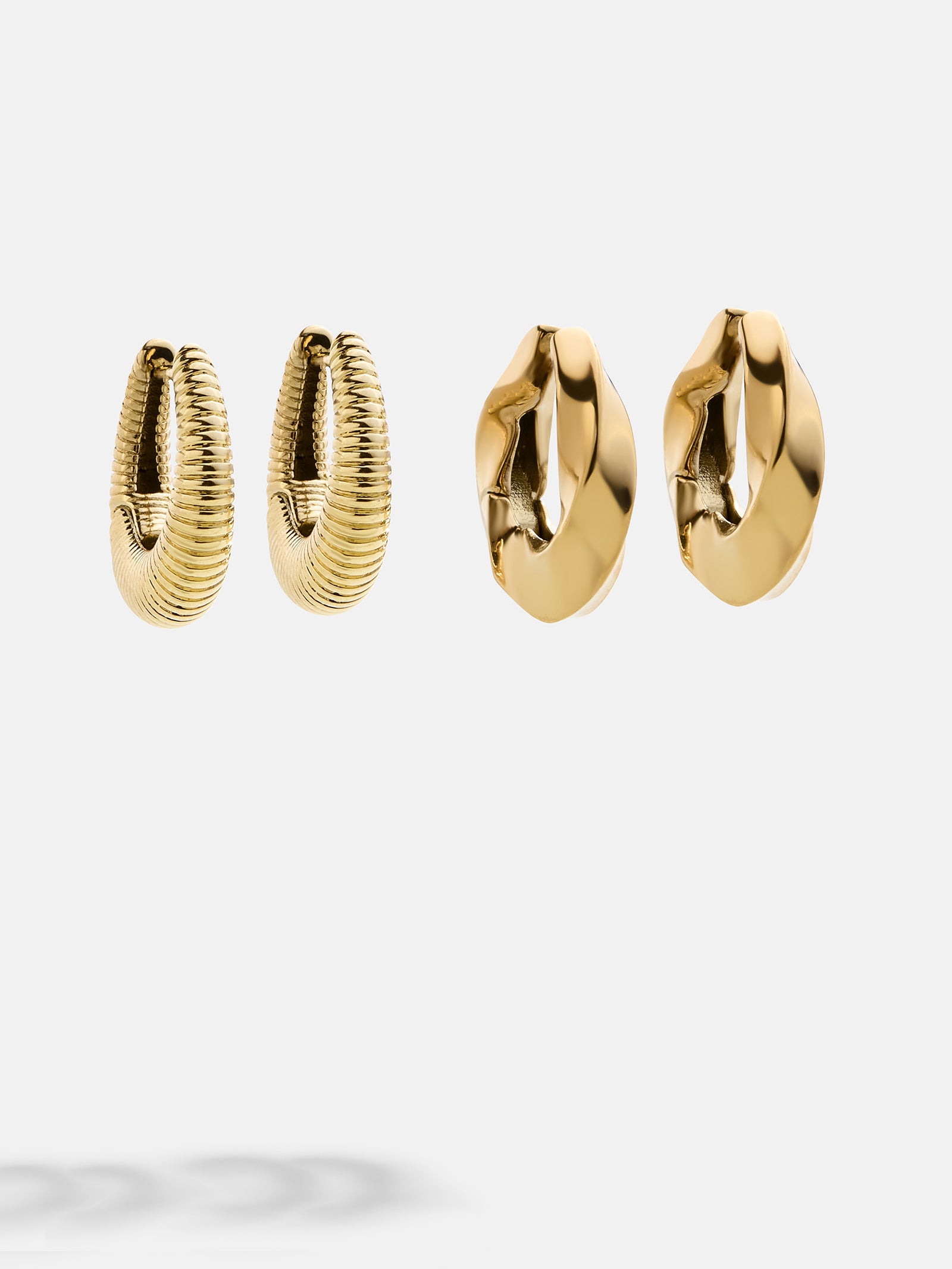 Ultimate Waterproof Gold Earrings Set - Stylish & Durable