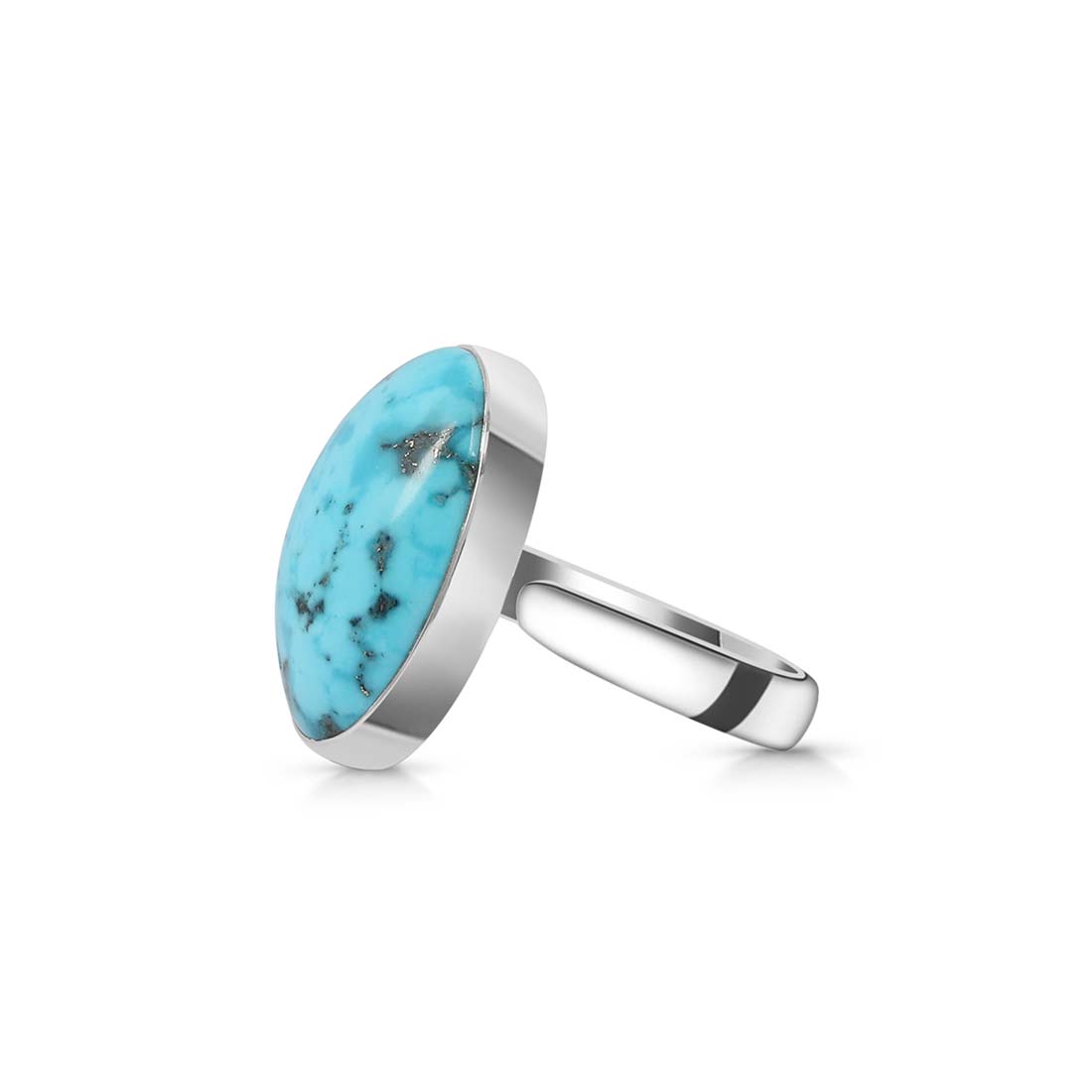 Premium Turquoise Statement Adjustable Ring - TRQ-R-187