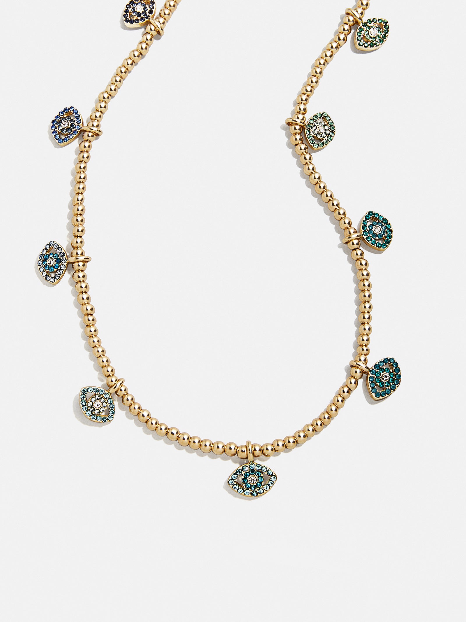 Premium Evil Eye Pisa Necklace - Gold/Blue | Ultimate Protection & Style