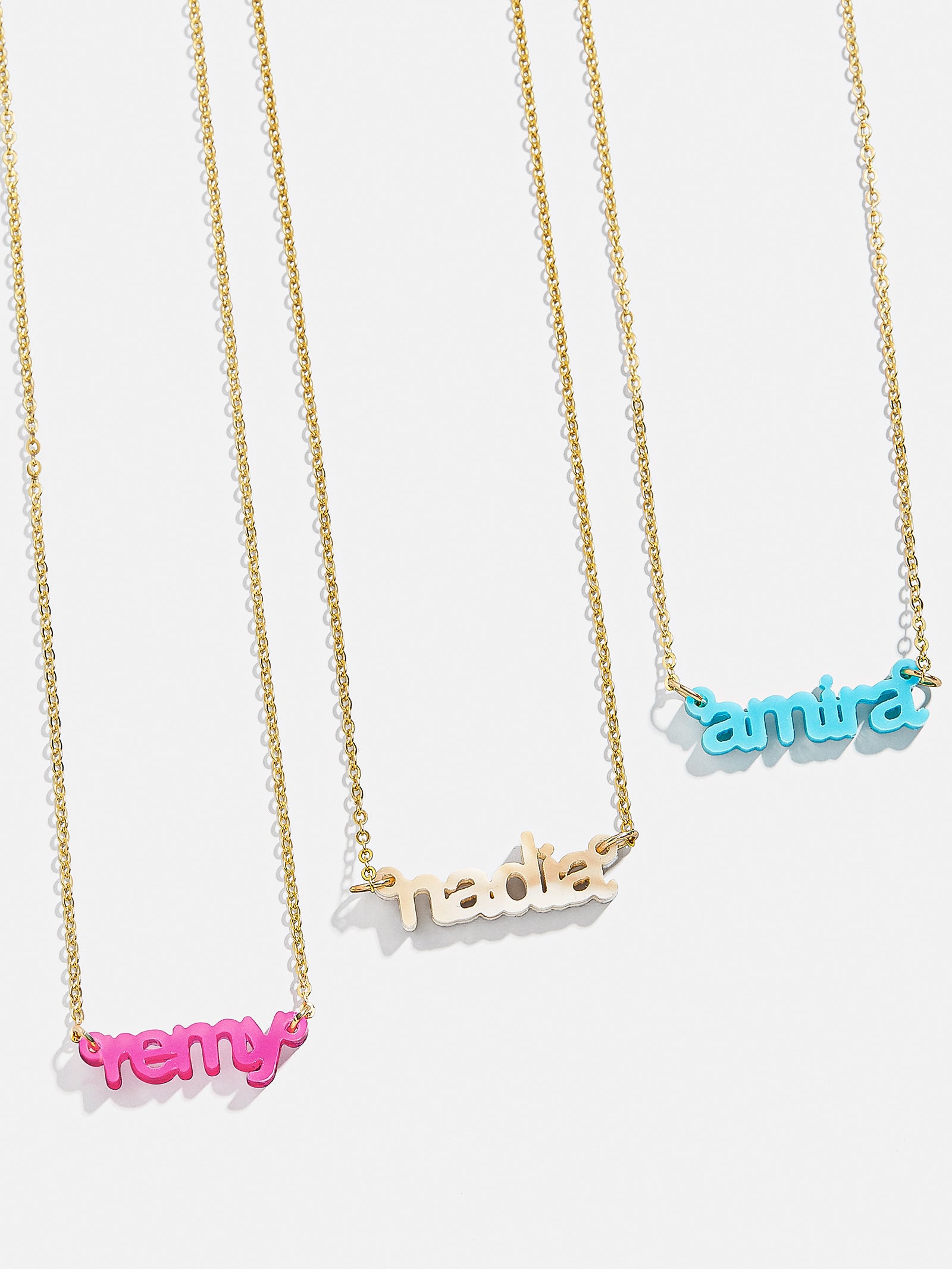 Premium Acrylic Custom Nameplate Necklace - Ultimate Personalization