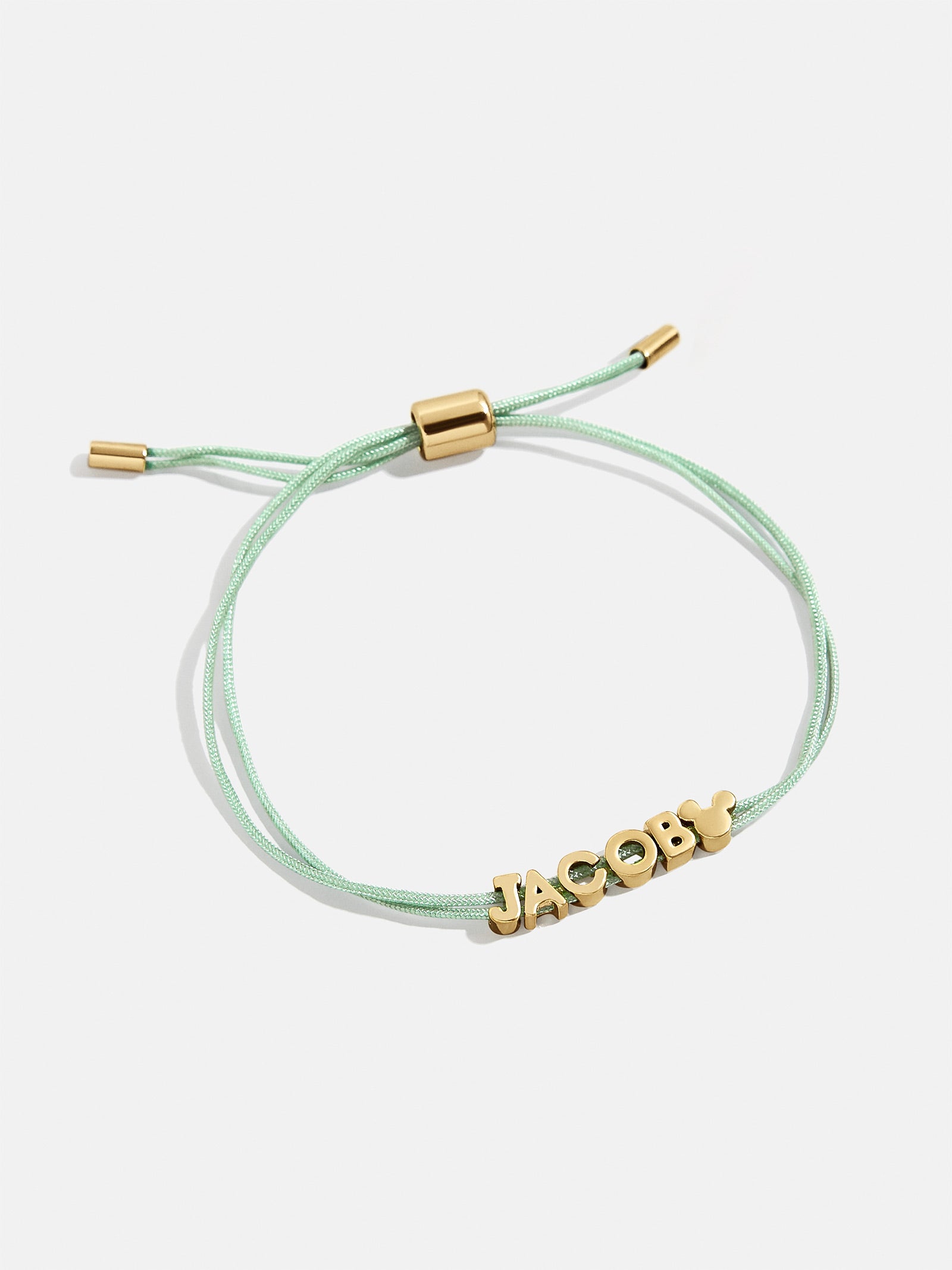 Premium Mickey Mouse Disney Custom Cord Bracelet - Sage