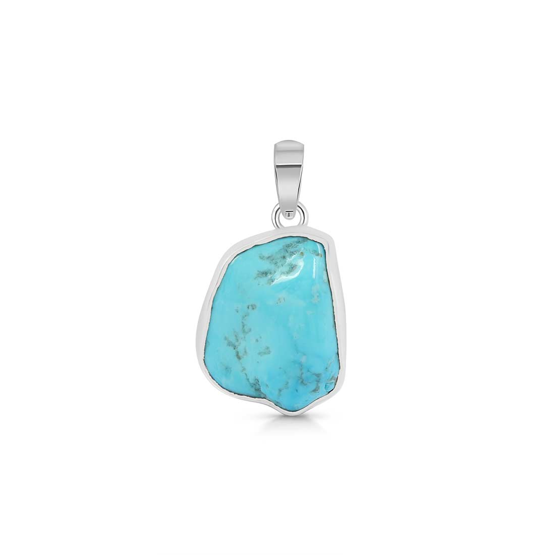 Premium Turquoise Rough Pendant - Authentic Sagacia Jewelry (TRQ-P-74)